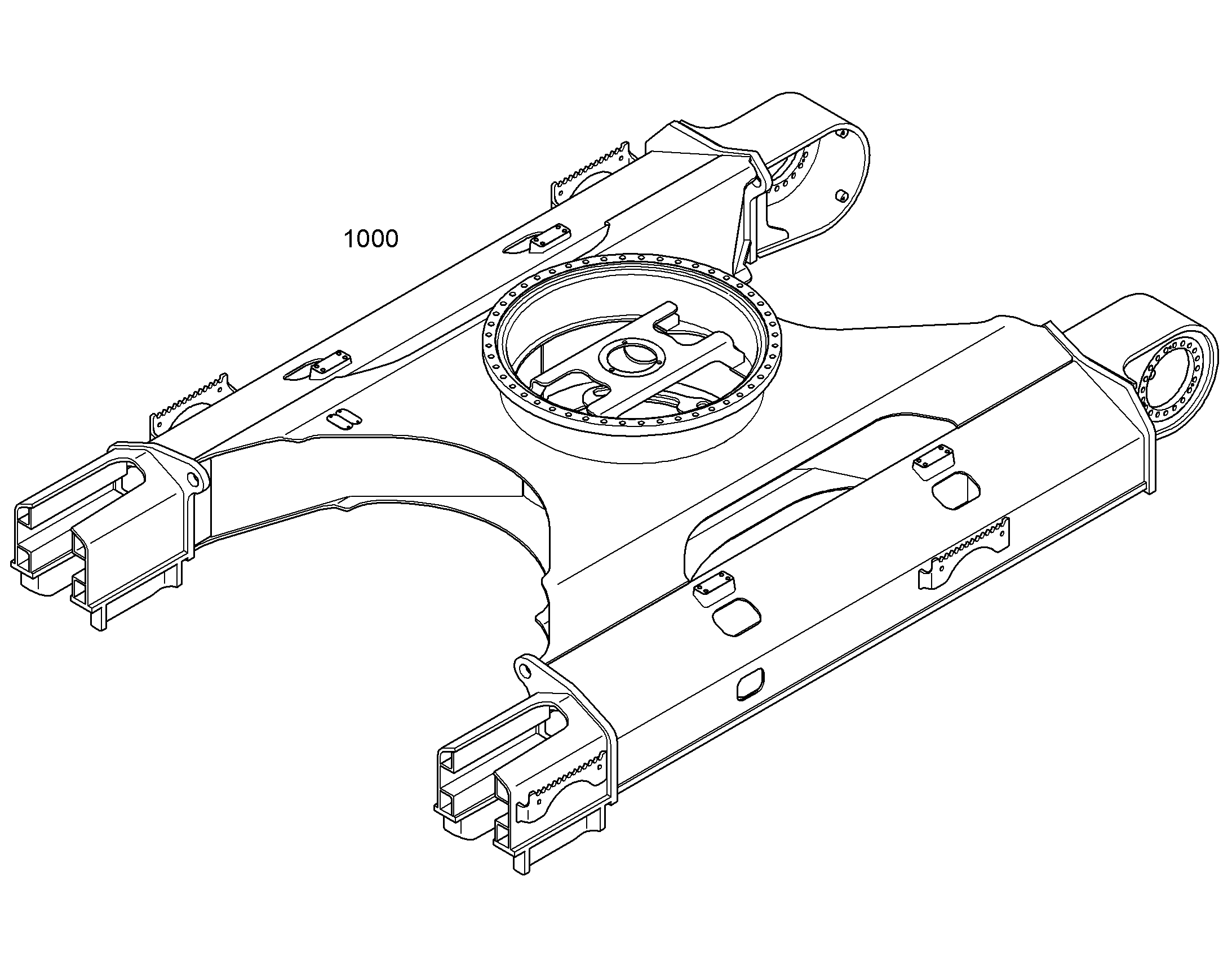 MODIFICATION UNDERCARRIAGE STB 11461579 LIEBHERR