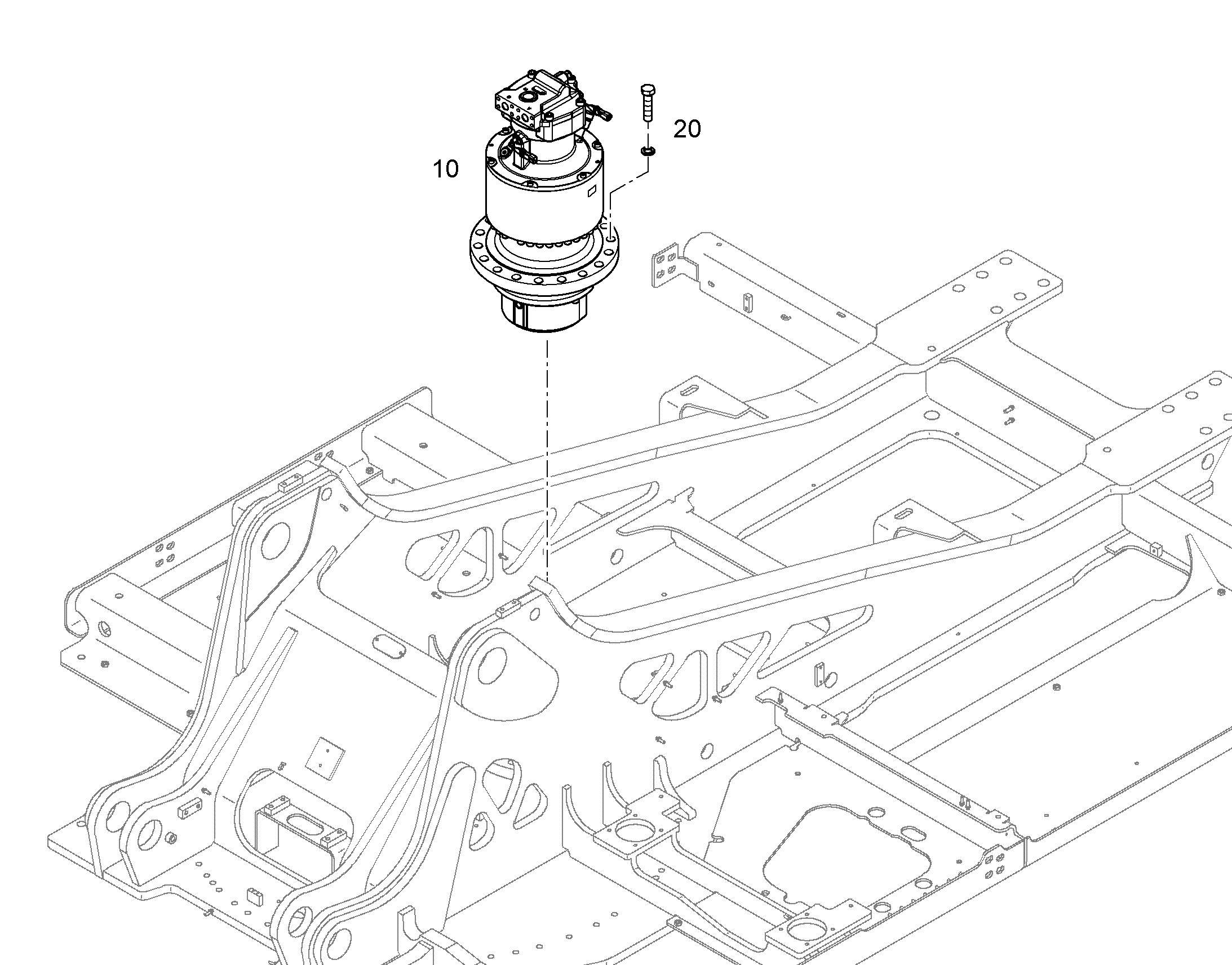 ДЕТАЛИ КРЕПЛЕНИЯ 12452762 LIEBHERR