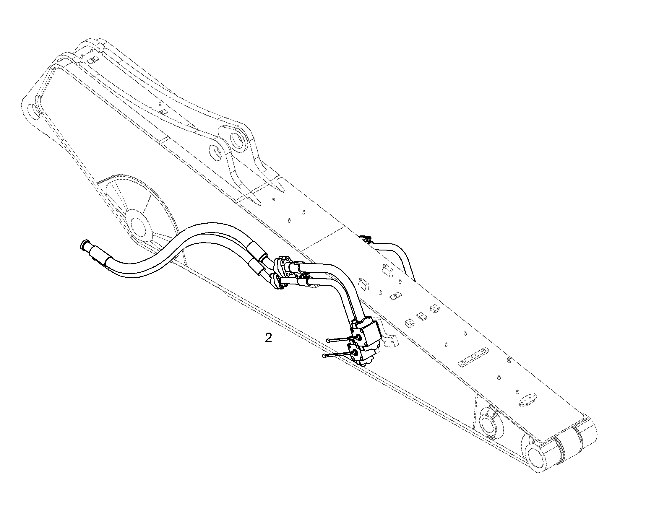 ПРОВОДКА МОНТАЖ AHS R944C 11464863 LIEBHERR
