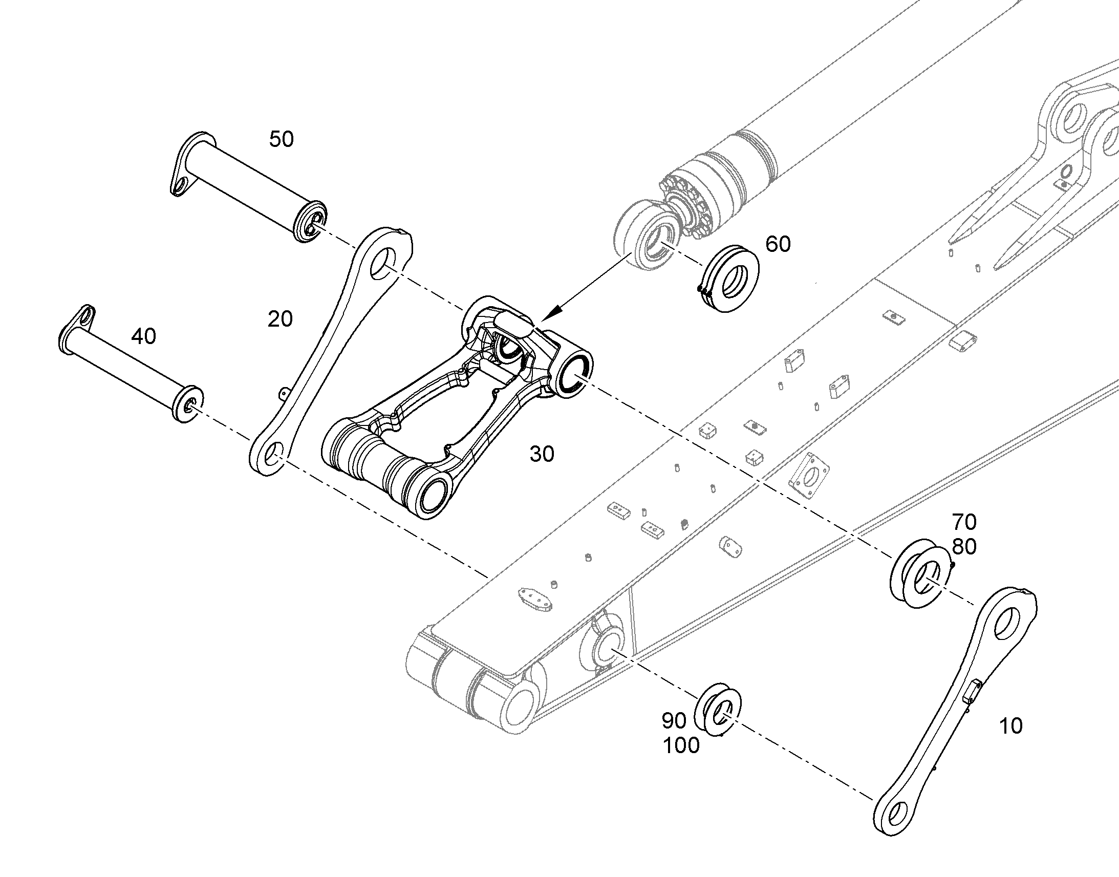 СЕРЬГА СОЕДИНИТЕЛЬНАЯ 11432286 LIEBHERR