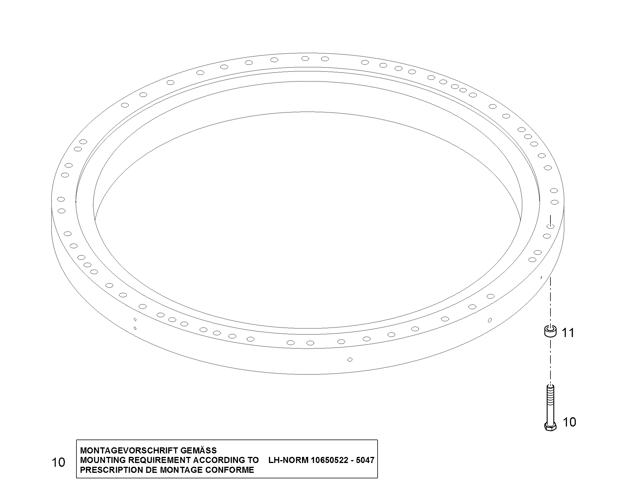 ГИЛЬЗА РАСПОРНАЯ 20,5X34X20 11437840 LIEBHERR