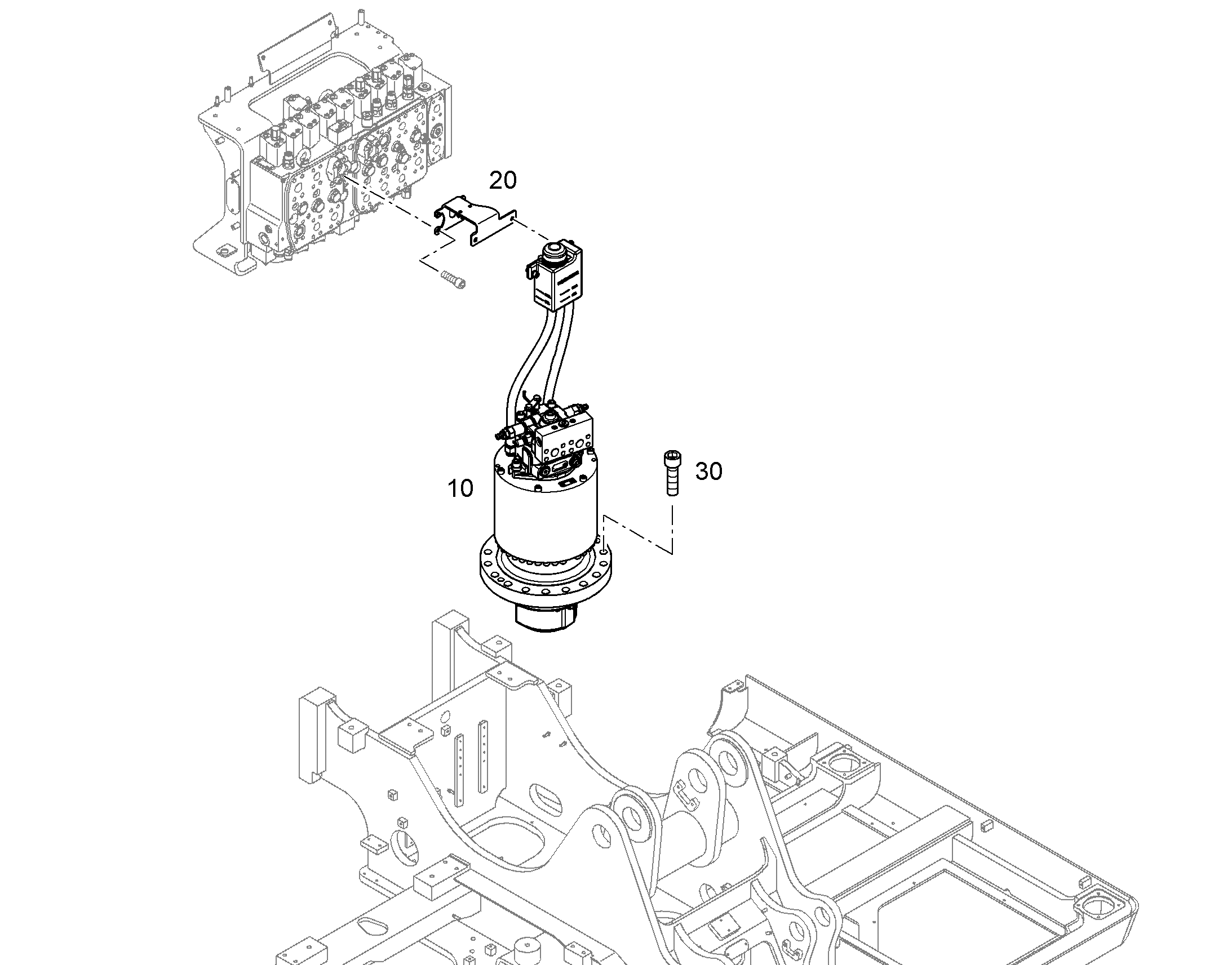 МЕХАНИЗМ ПОВОРОТА 12482078 LIEBHERR