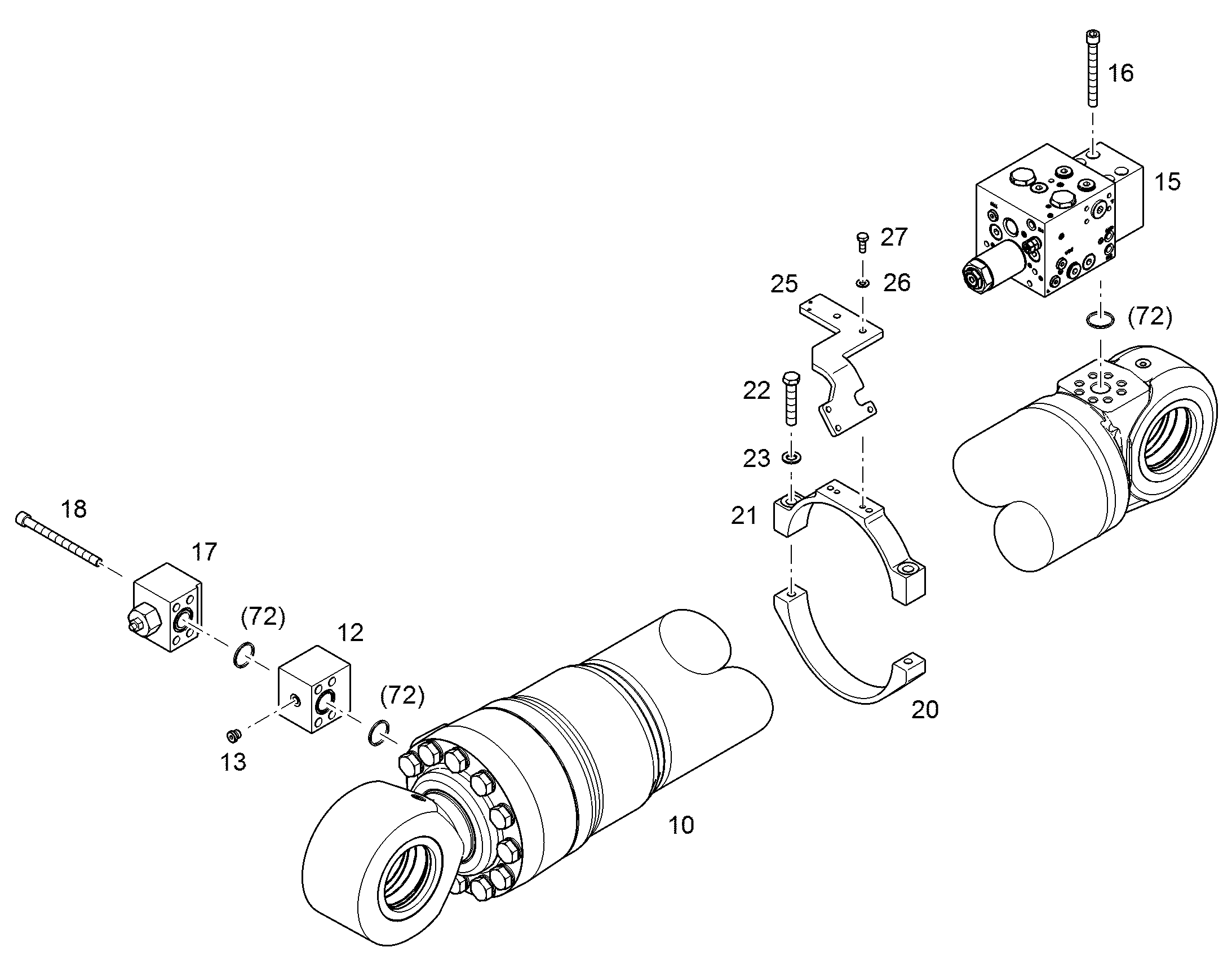 ПОЛУХОМУТИК d=245 12486704 LIEBHERR
