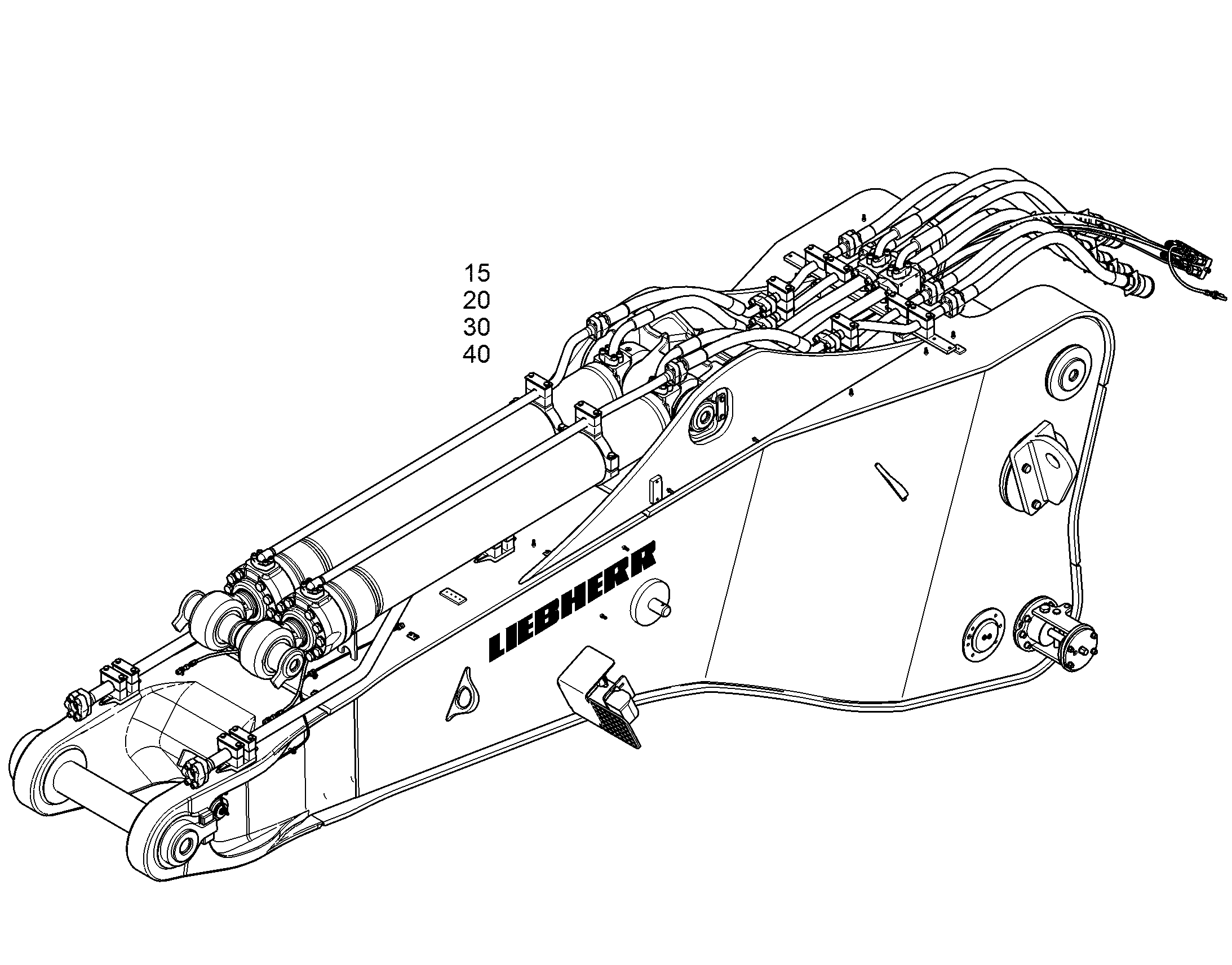 ЭЛЕКТРОУСТАНОВКА ОБОРУДОВАНИЯ 12487900 LIEBHERR