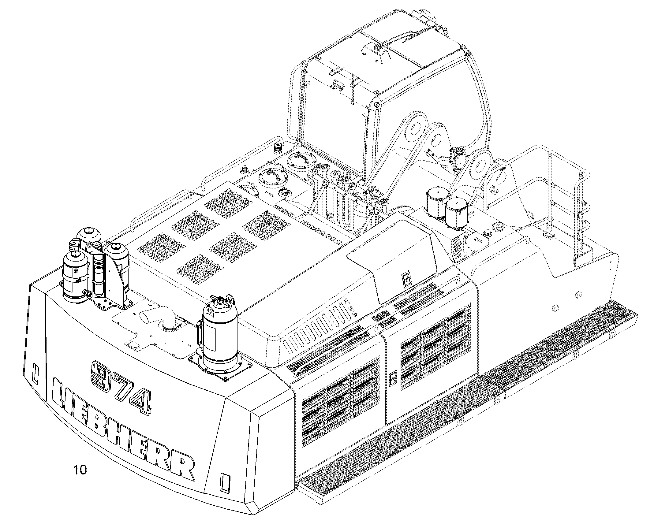 СИСТ.ОГНЕТУШЕНИЯ АВТОМ. 12410190 LIEBHERR