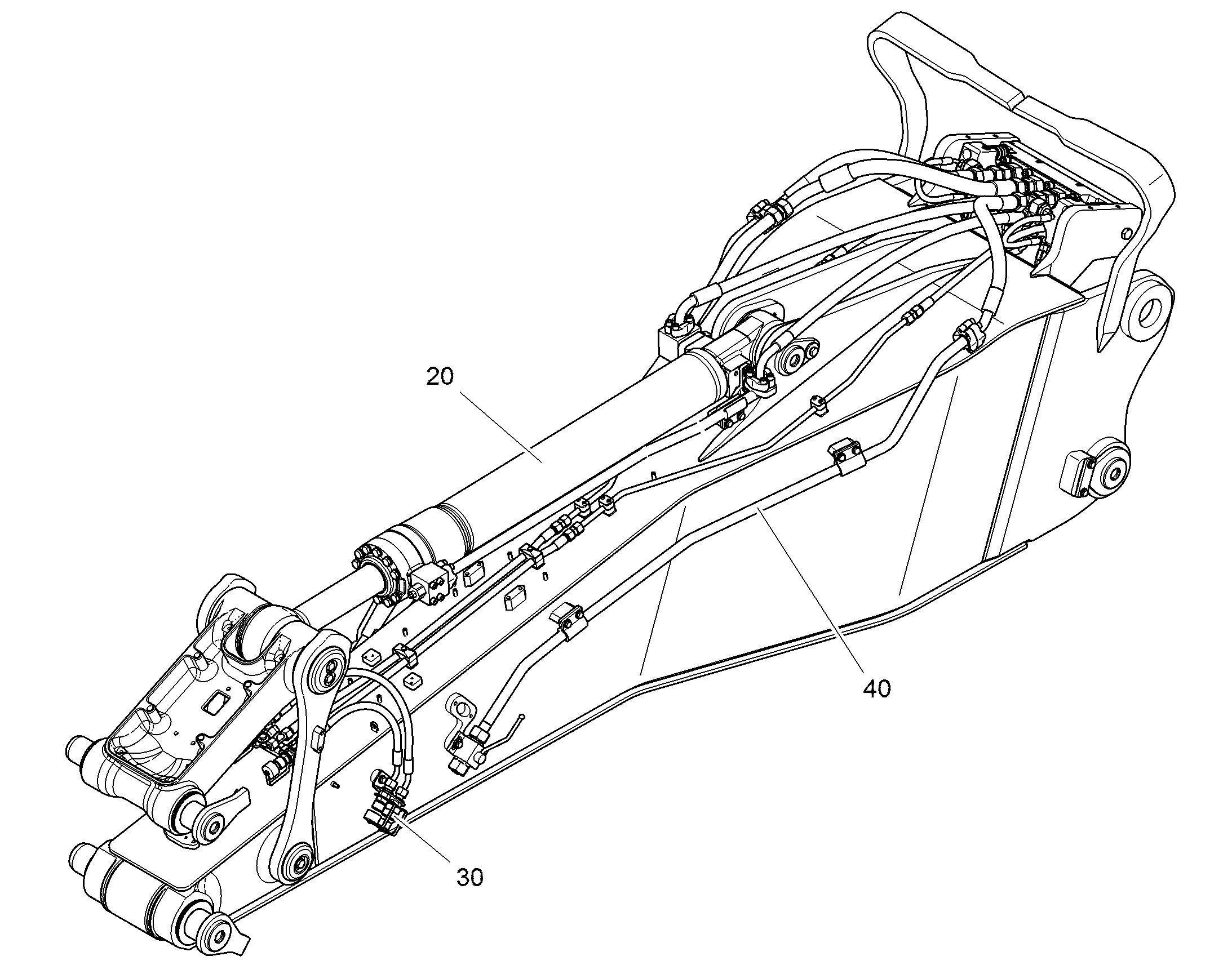 ПРОВОДКА МОНТАЖ AHS 12490189 LIEBHERR