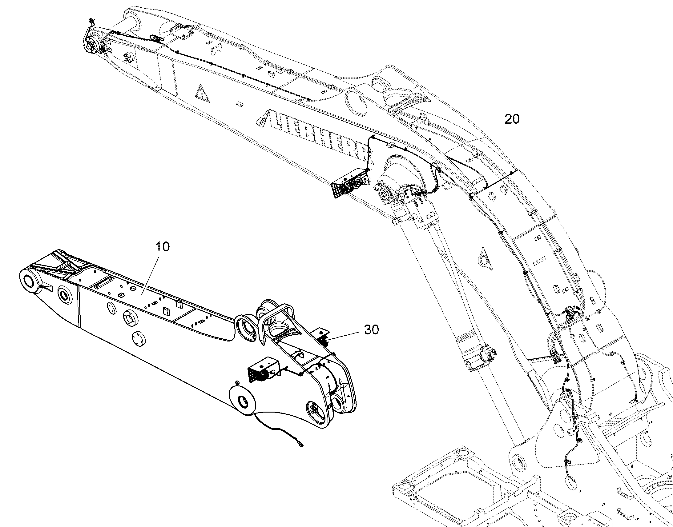 ЭЛЕКТРОУСТАНОВКА ОБОРУДОВАНИЯ R956 12407372 LIEBHERR