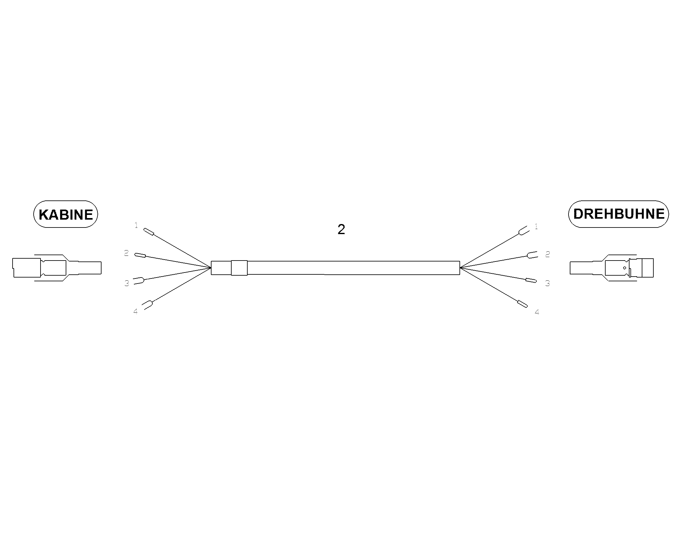 WIRING HARNESS EXTENSION 12496251 LIEBHERR