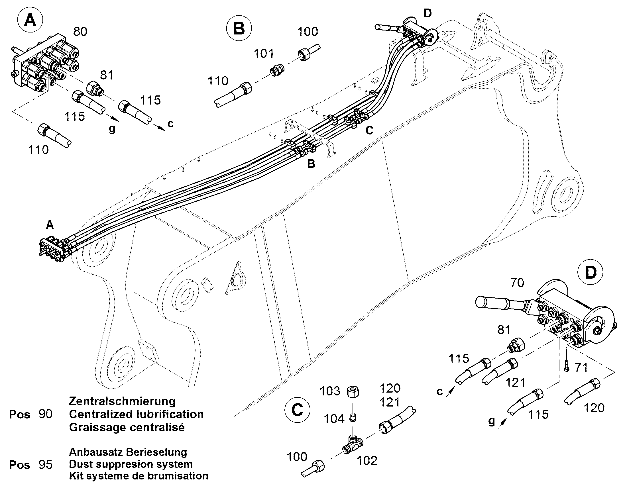 DUST SUPPRESSION SYSTEM 12405649 LIEBHERR
