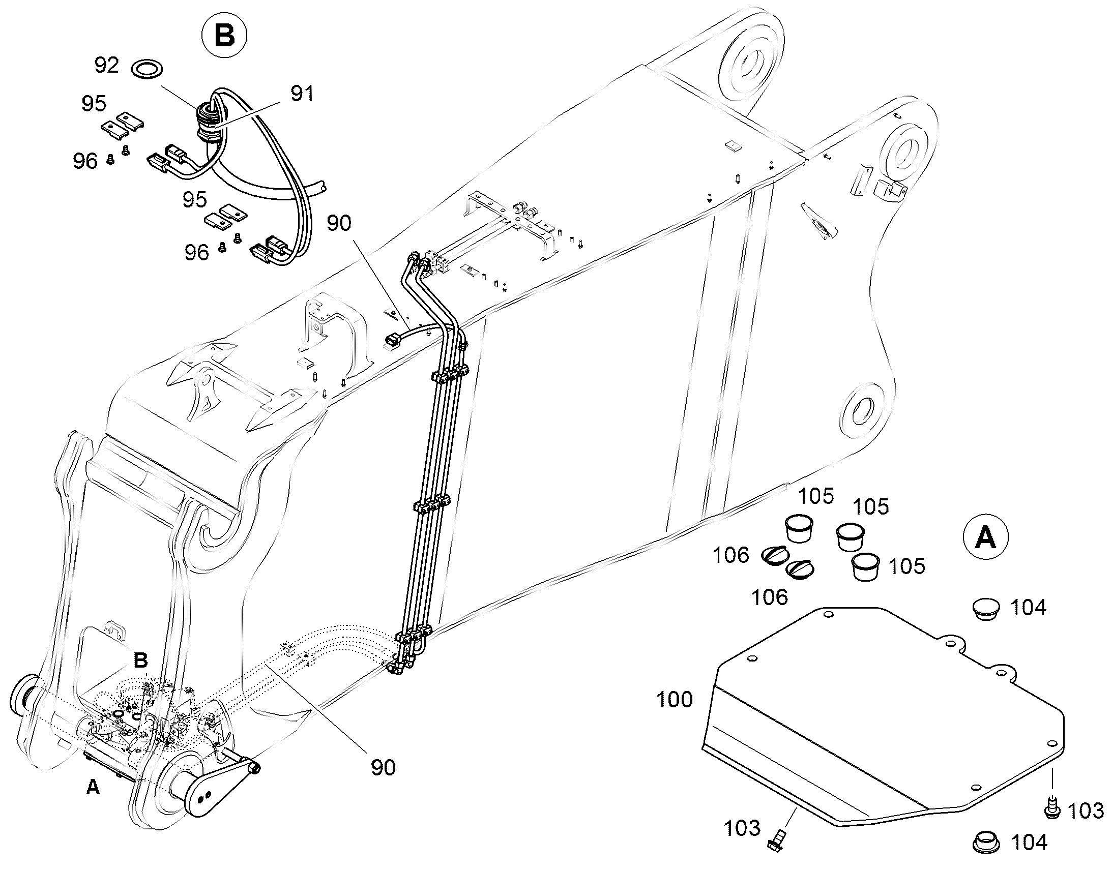 ПЕРЕОБОРУДОВАНИЕ VERLAENGERUNG 12805493 LIEBHERR