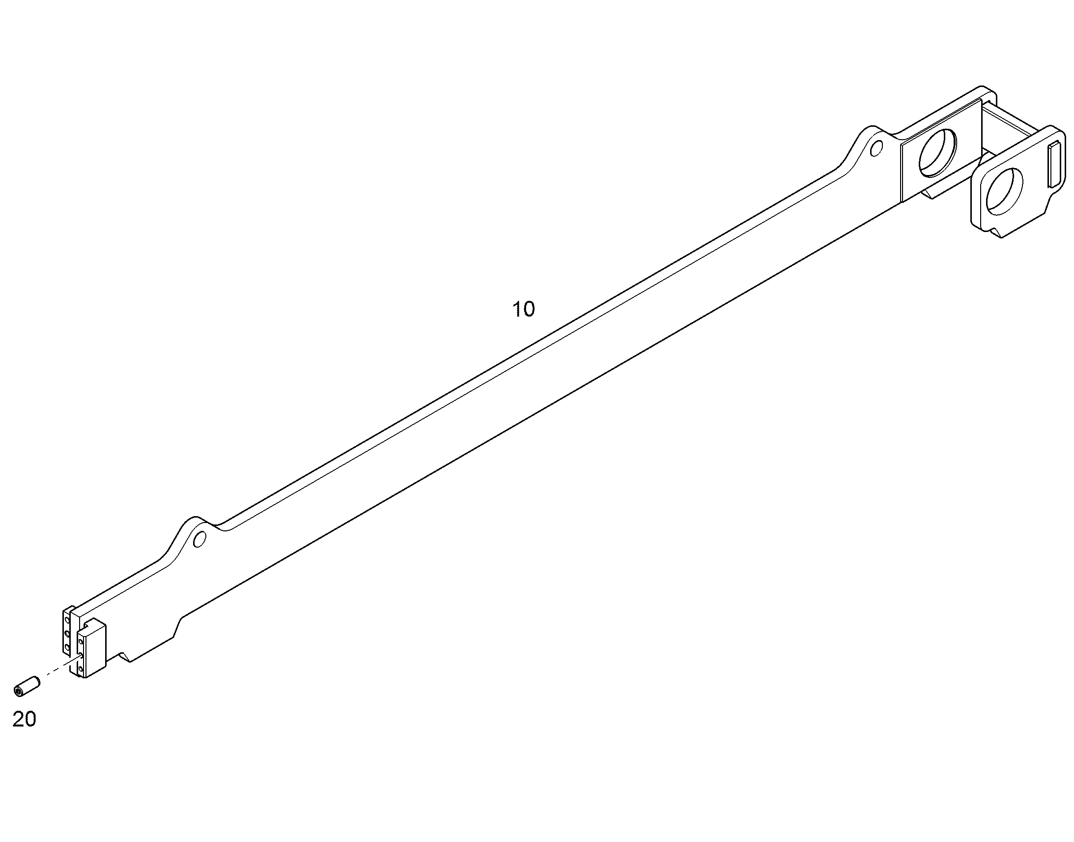 ПРИСП. ДЛЯ ТРАНСПОРТИРОВКИ LEFT SIDE 12814700 LIEBHERR