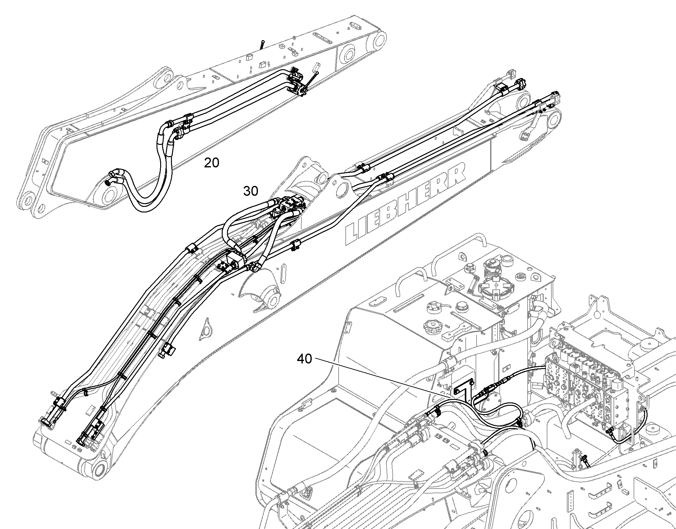 МОНТ.КОМПЛ.Д.УДАРН.ГАЙКОВЕРТА R936 12504176 LIEBHERR
