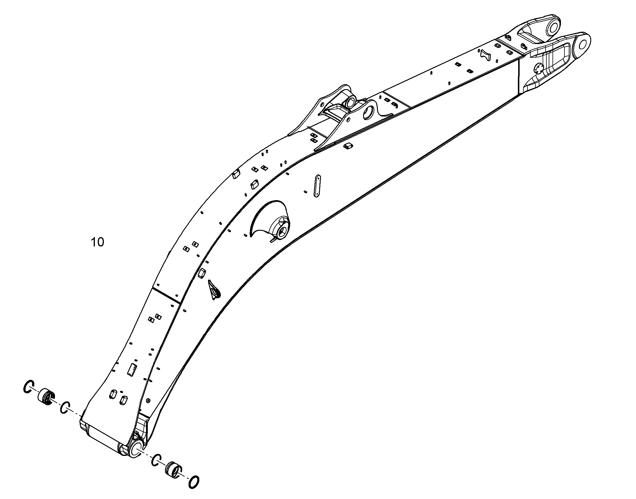 СТРЕЛА ОДНОКОРПУСНАЯ 5,70M 11441377 LIEBHERR