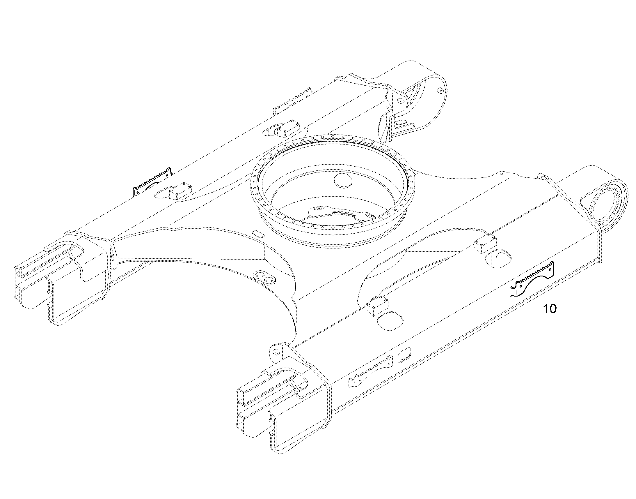 MODIFICATION UNDERCARRIAGE STB 12492906 LIEBHERR