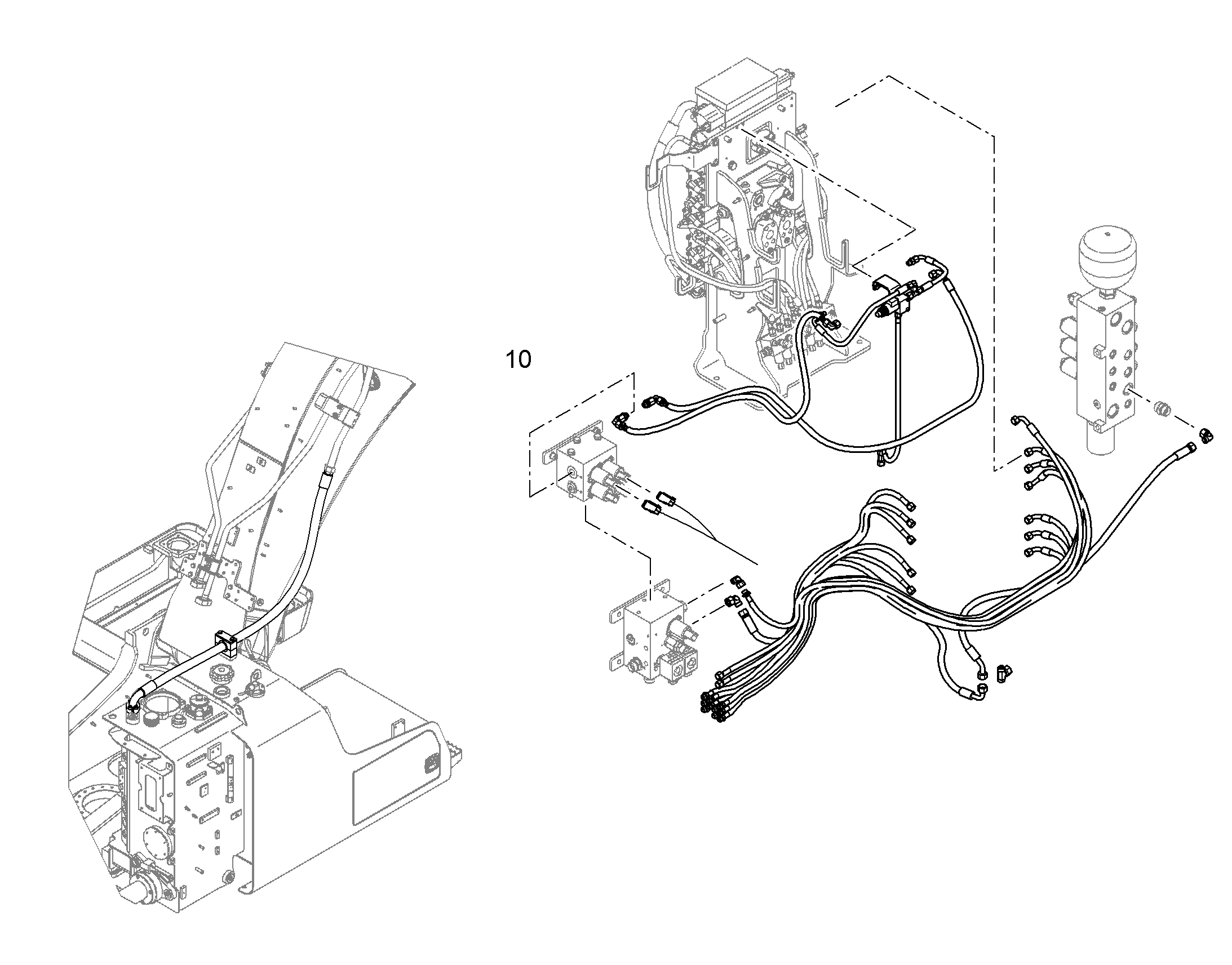 ДОПОЛНЕНИЕ-В ШАССИ AHS11 10845989 LIEBHERR