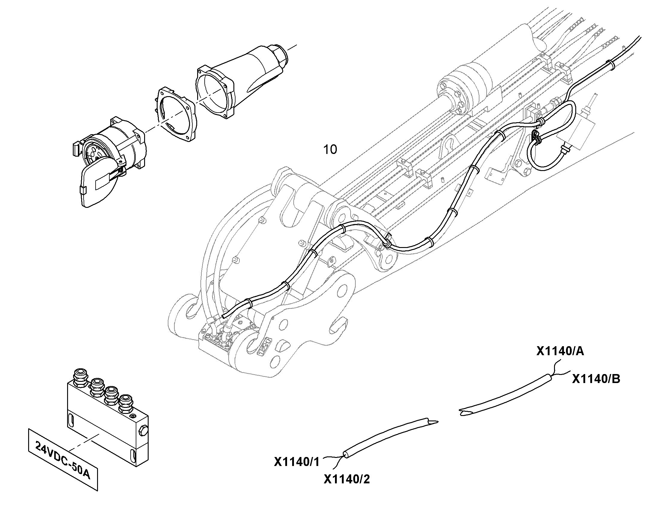 СИЛОВОЙ КОНТАКТ ДЛЯ LIKUFIX 10840201 LIEBHERR