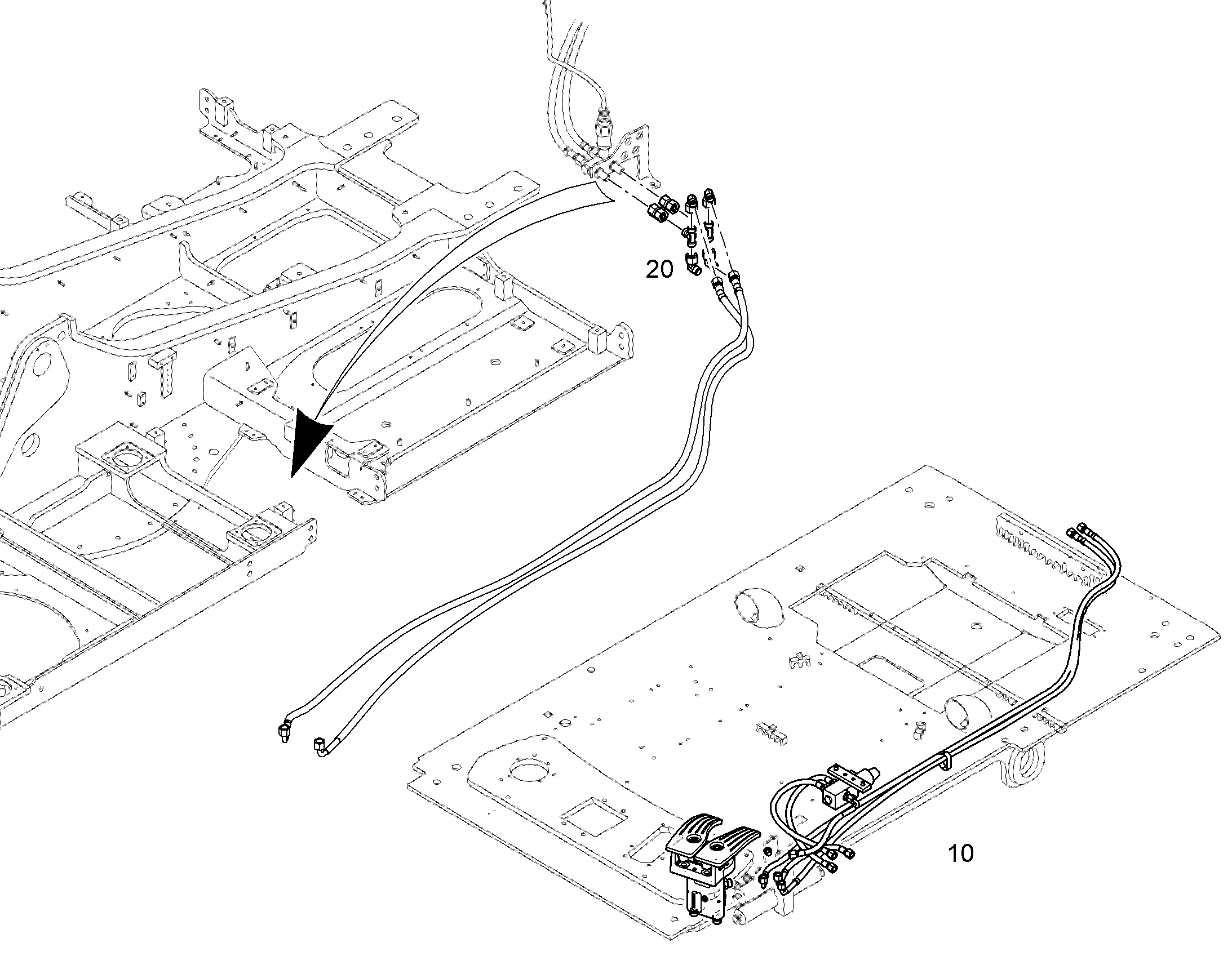 ПЕРЕКЛЮЧЕНИЕ УПРАВЛЕНИЕ 11455108 LIEBHERR