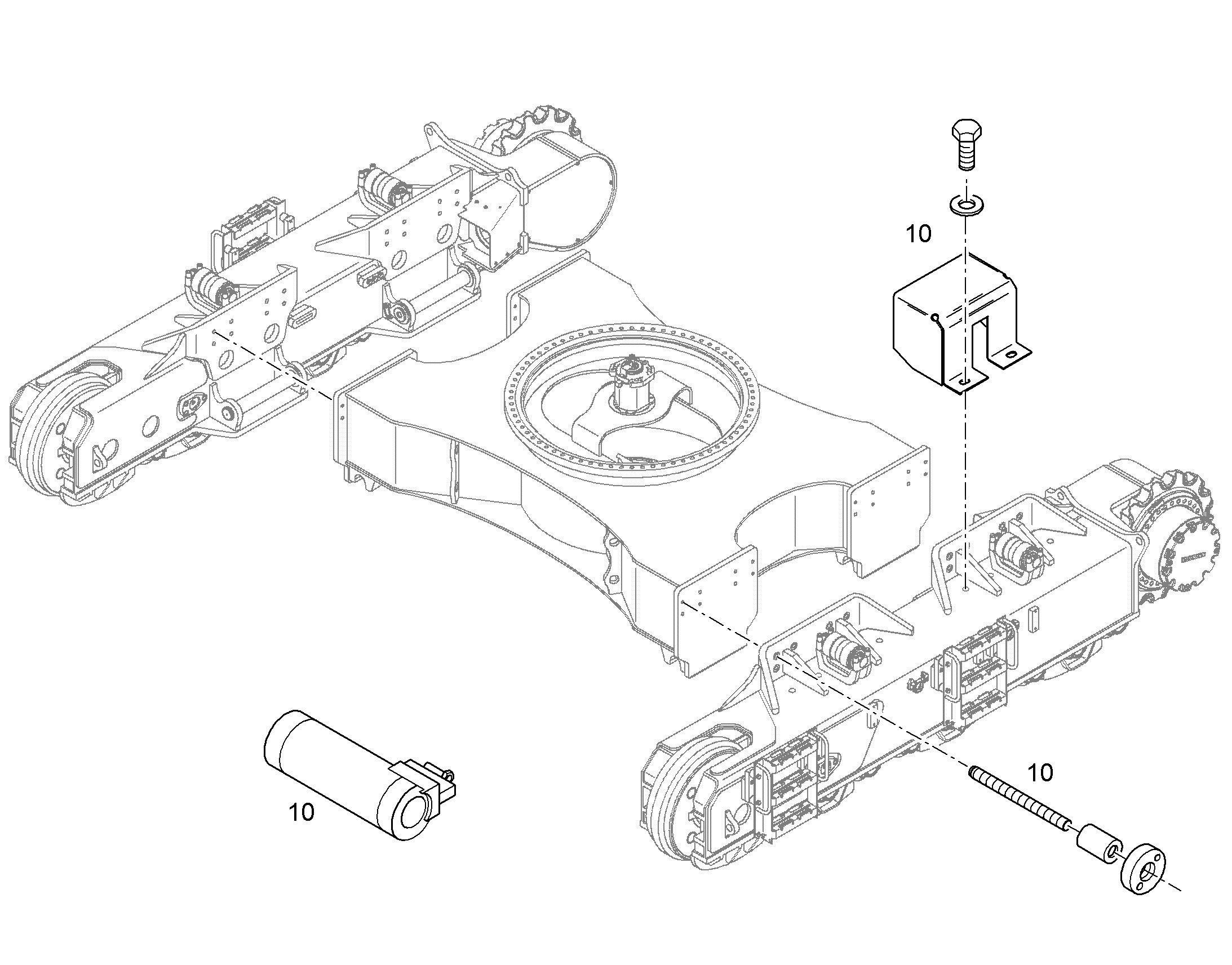 FIXING PARTS SIDEFRAME ITH 11461320 LIEBHERR