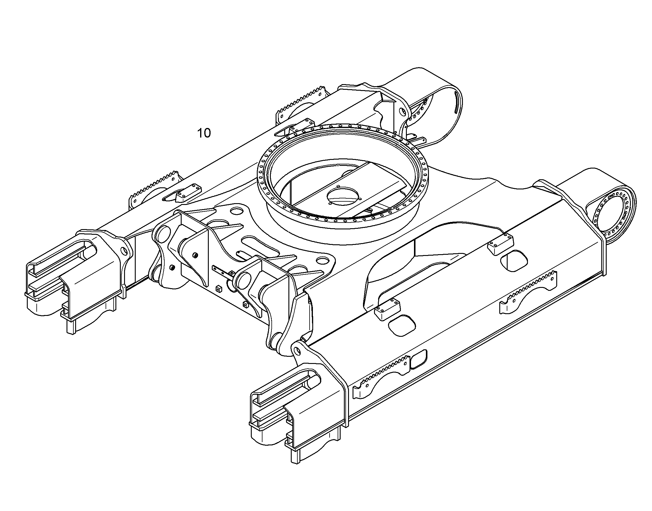 НИЖНЯЯ ТЕЛЕЖКА В СБОРЕ 12547396 LIEBHERR
