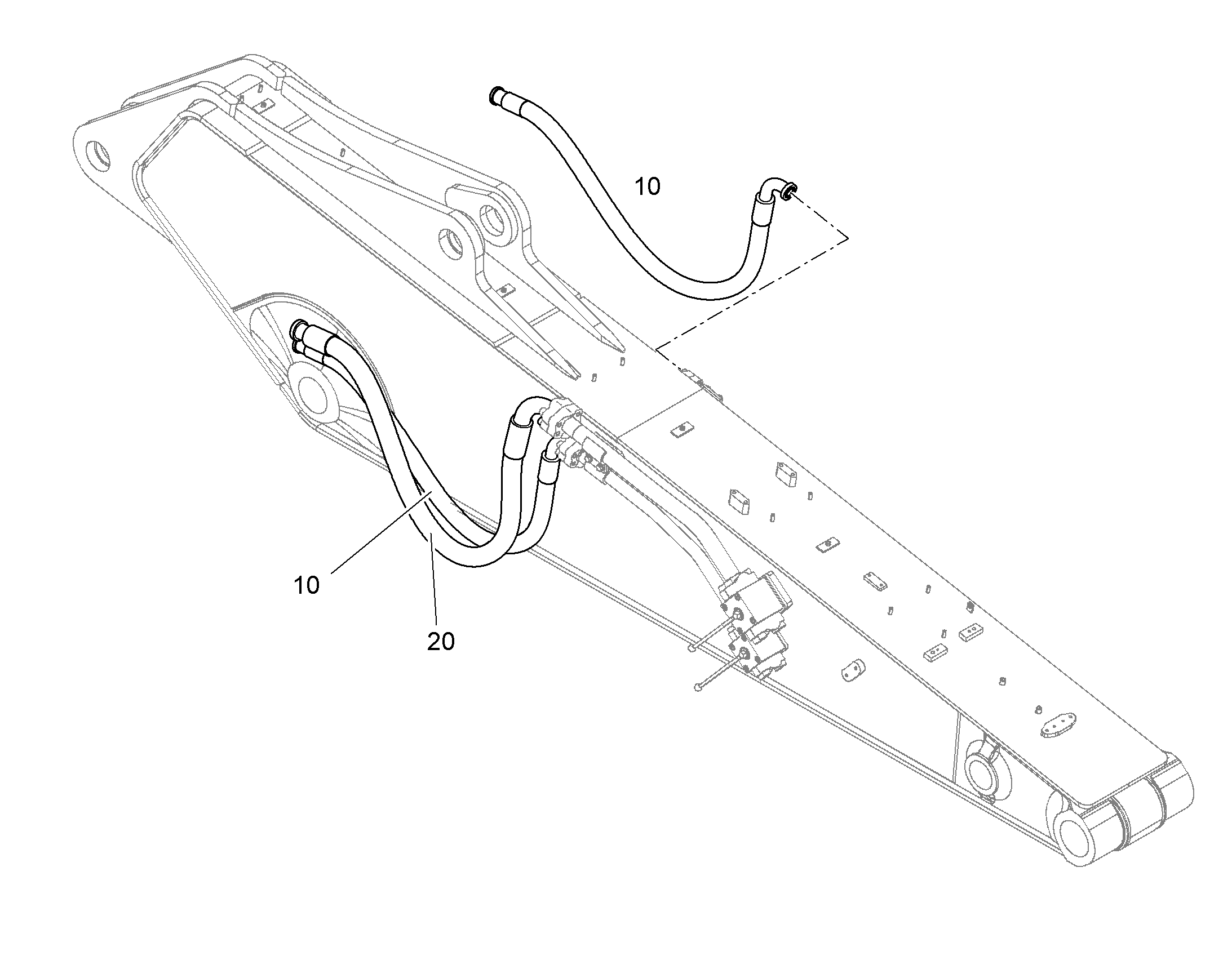 ШЛАНГ 32X1860 12208932 LIEBHERR