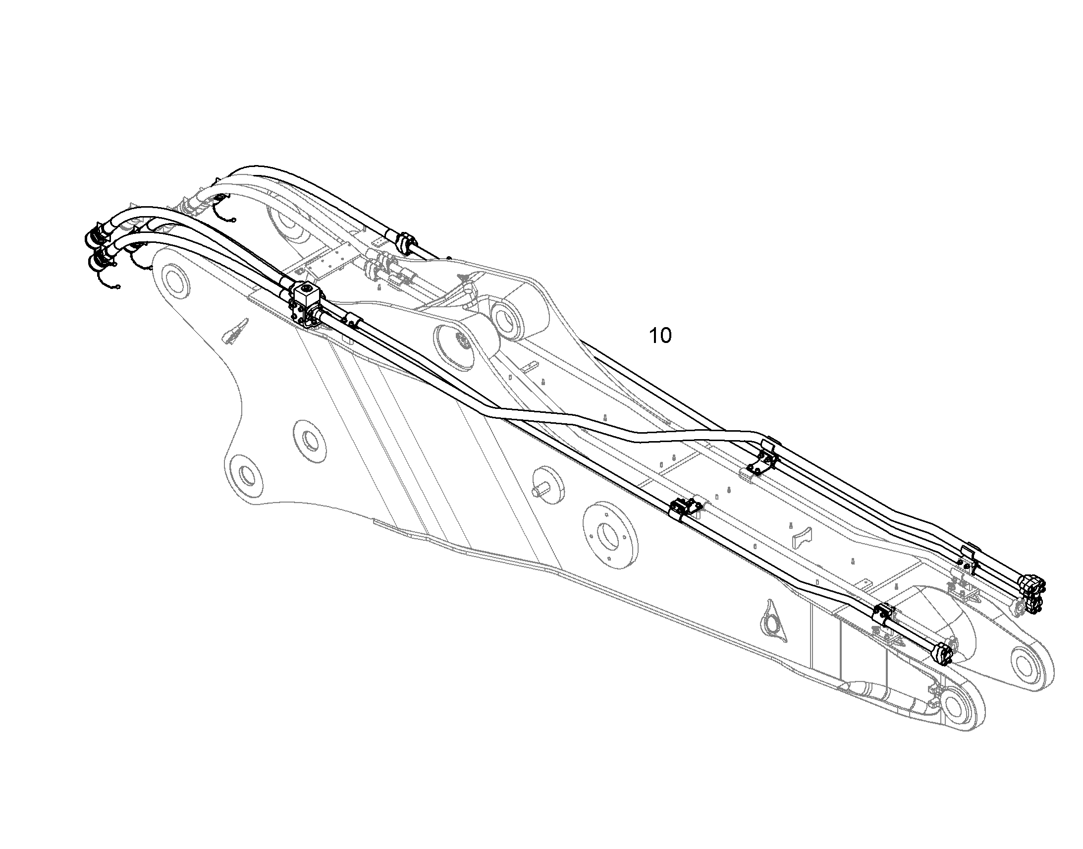 ПРОВОДКА МОНТАЖ AHS 11730082 LIEBHERR