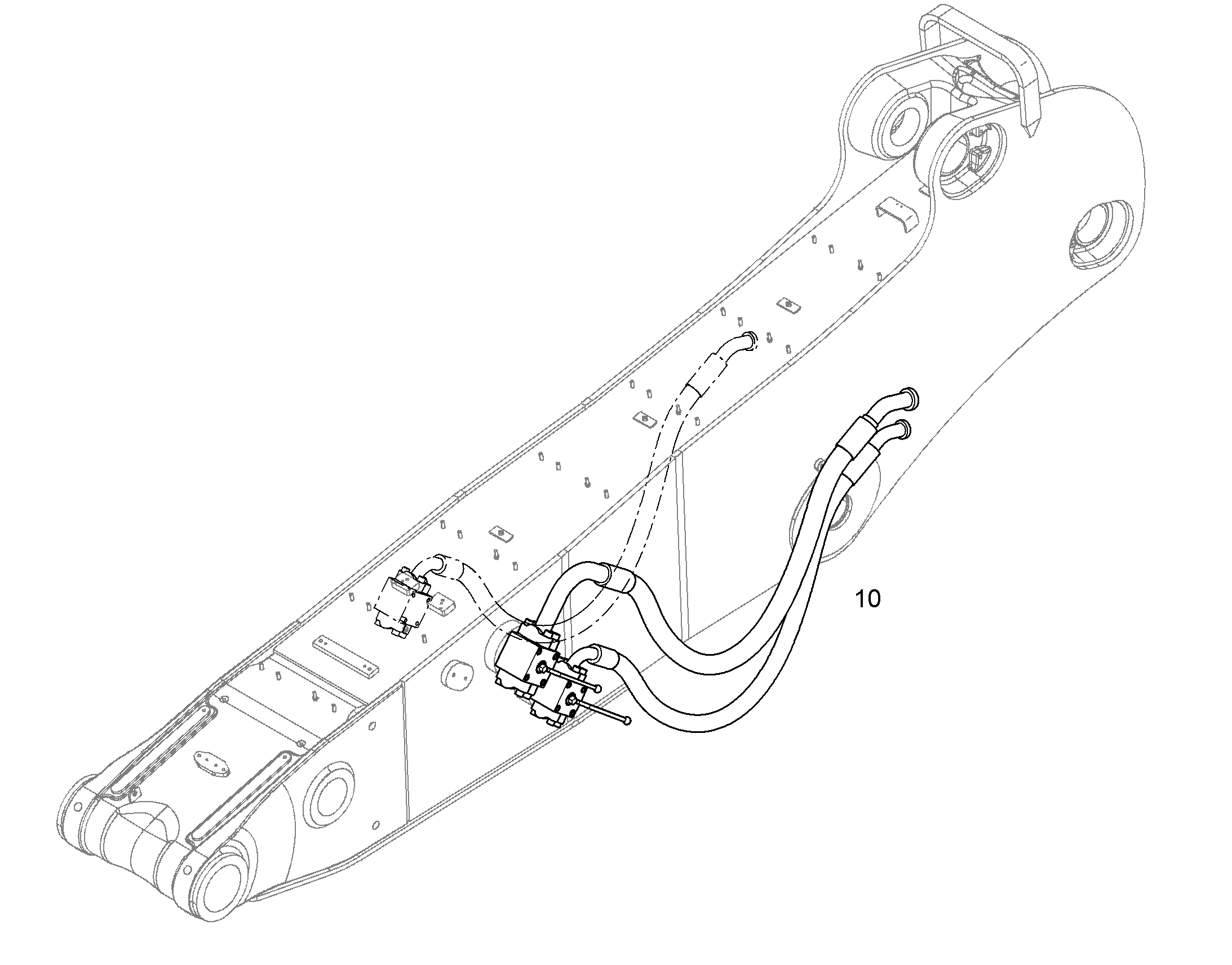 ПРОВОДКА МОНТАЖ AHS 11730192 LIEBHERR