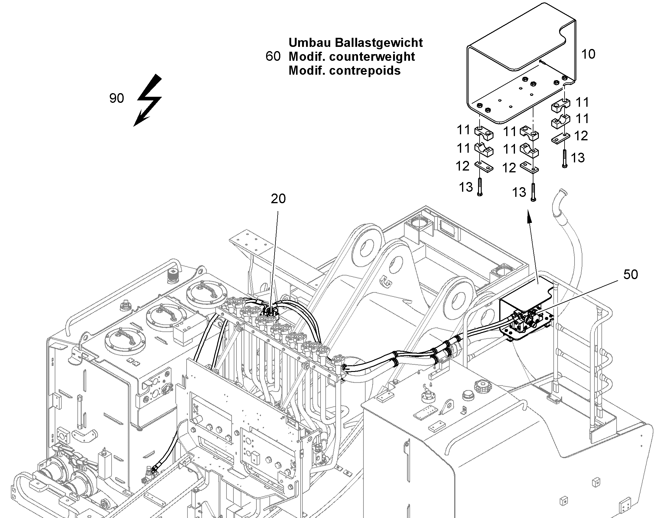 ПОСТАВЛЯЕМЫЙ КОМПЛЕКТ 11698395 LIEBHERR