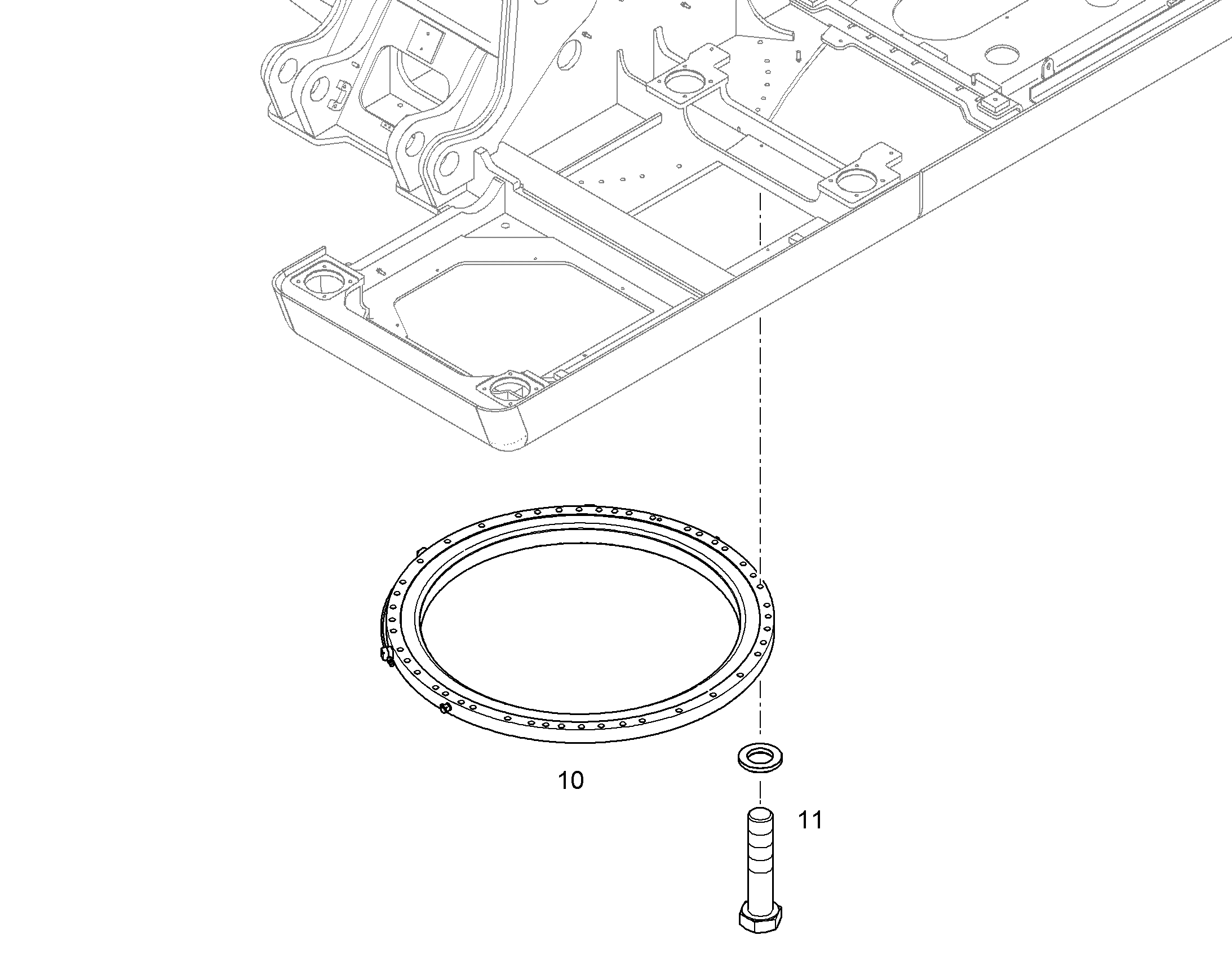 ШАРИКОВЫЙ ШАРНИР В СБОРЕ 11460577 LIEBHERR