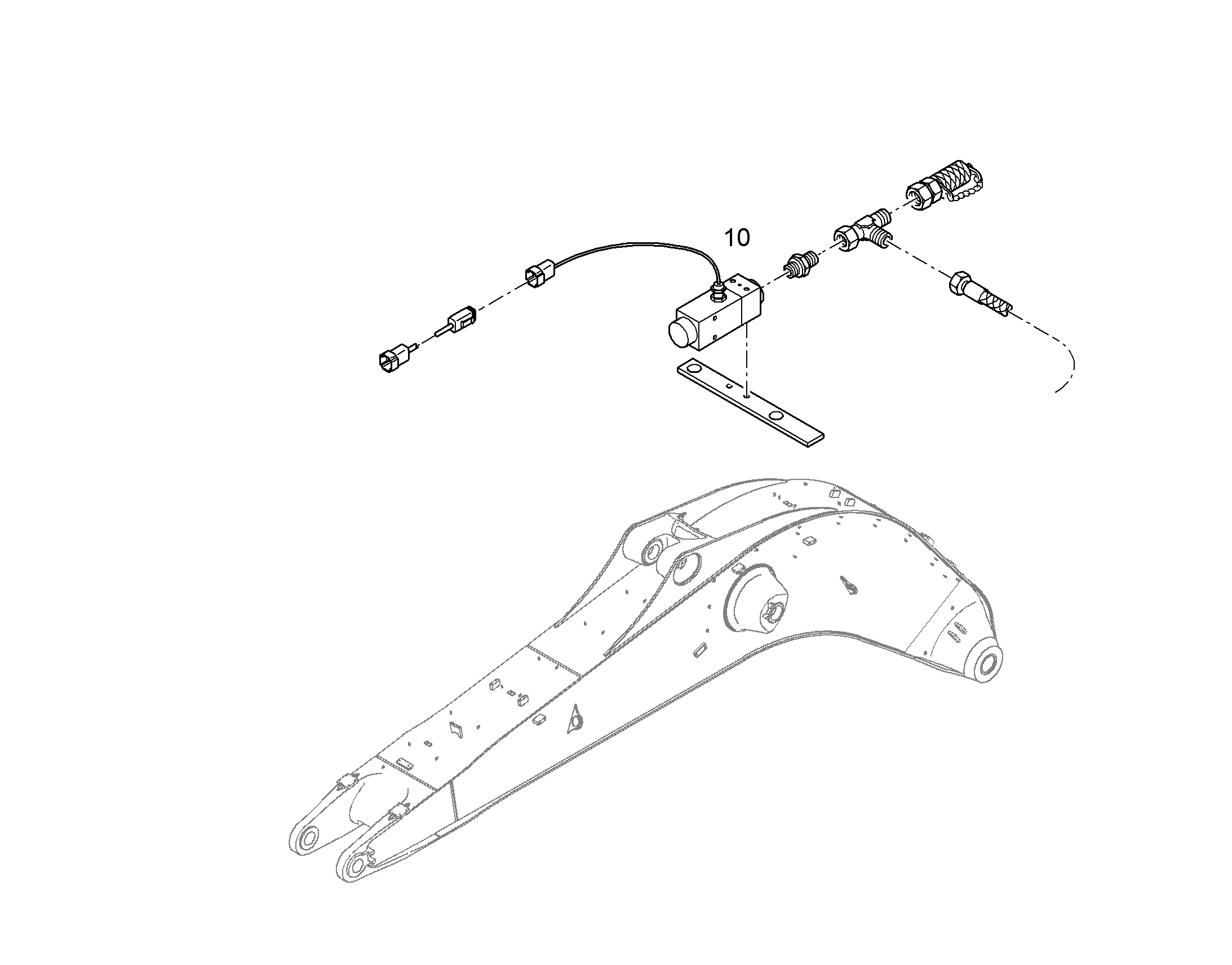 УСТР.ПРЕДУП.О ПЕРЕГРУЗКЕ R974B 10084517 LIEBHERR