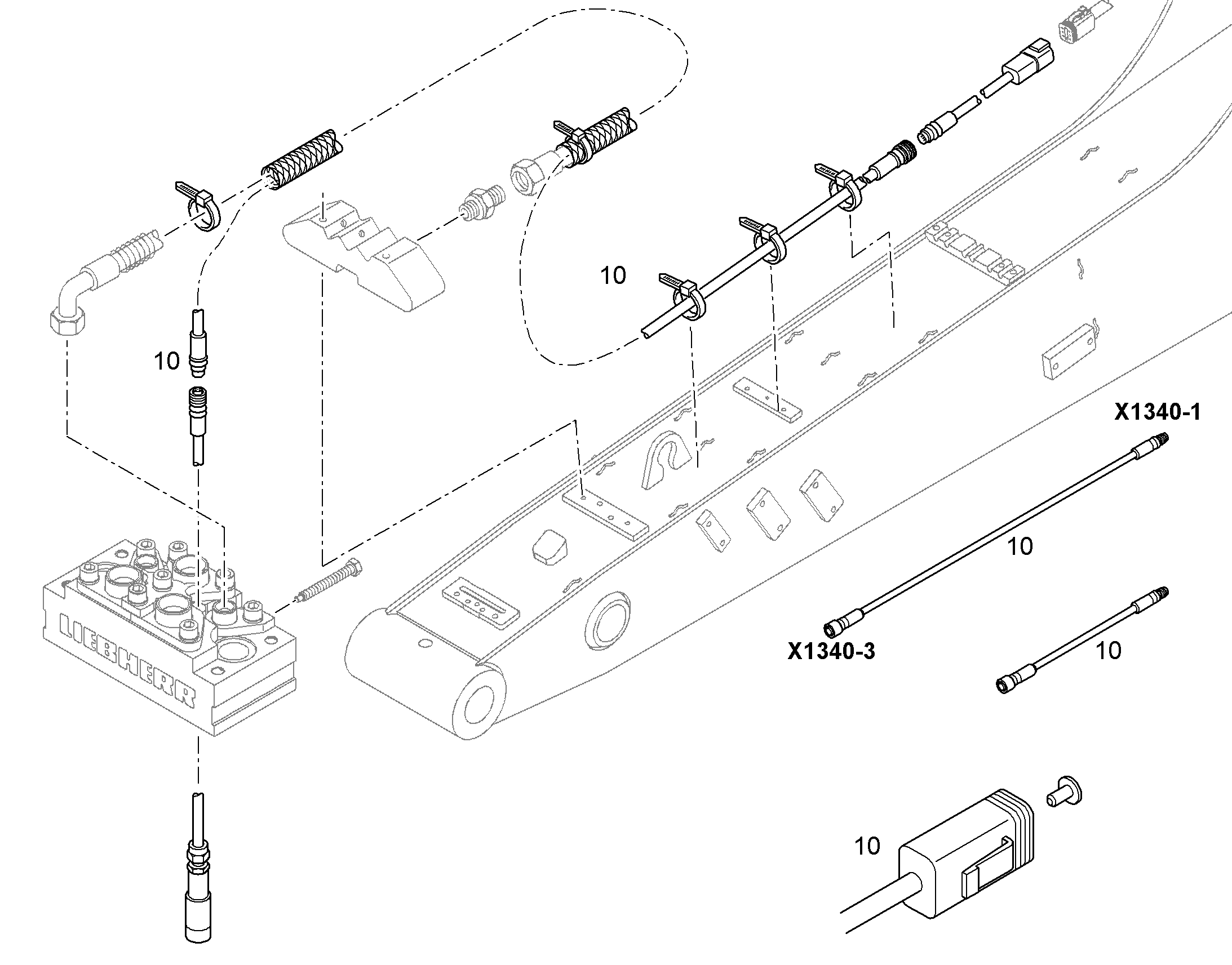СИГНАЛЬНЫЙ КОНТАКТ LIKUFIX 48 10841067 LIEBHERR