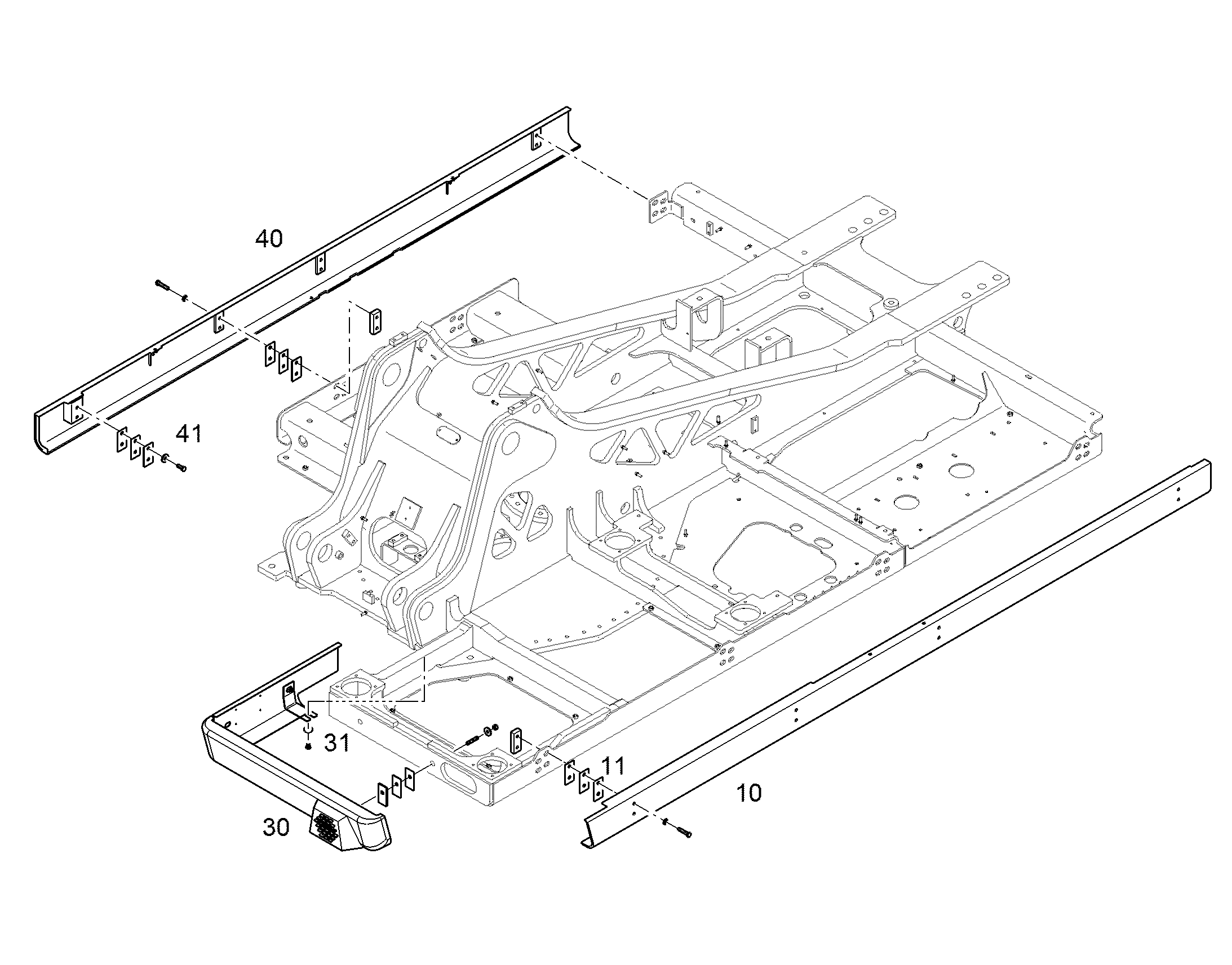 ОБШИВКА В СБОРЕ 12582125 LIEBHERR