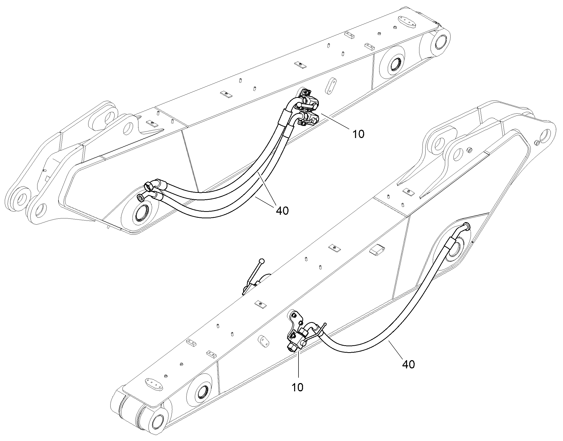 ПРОВОДКА МОНТАЖ AHS 12595635 LIEBHERR