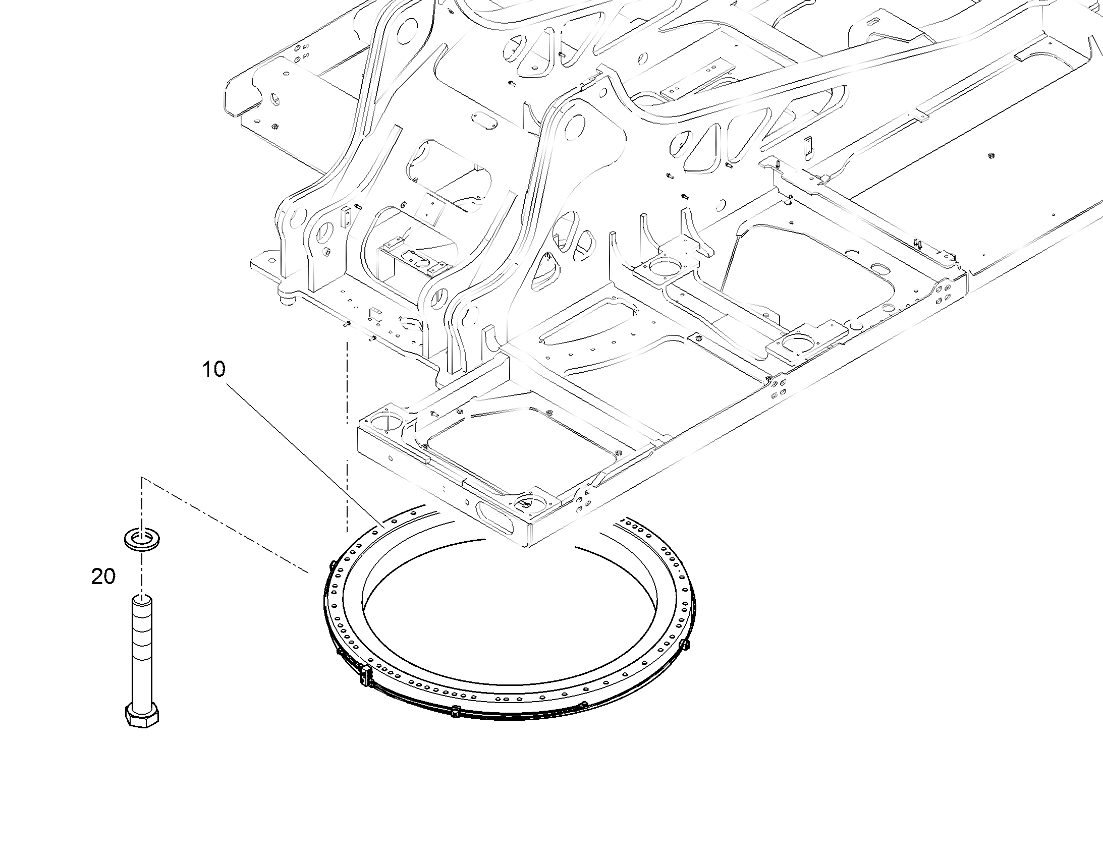 ШАРИКОВЫЙ ШАРНИР В СБОРЕ 12593495 LIEBHERR
