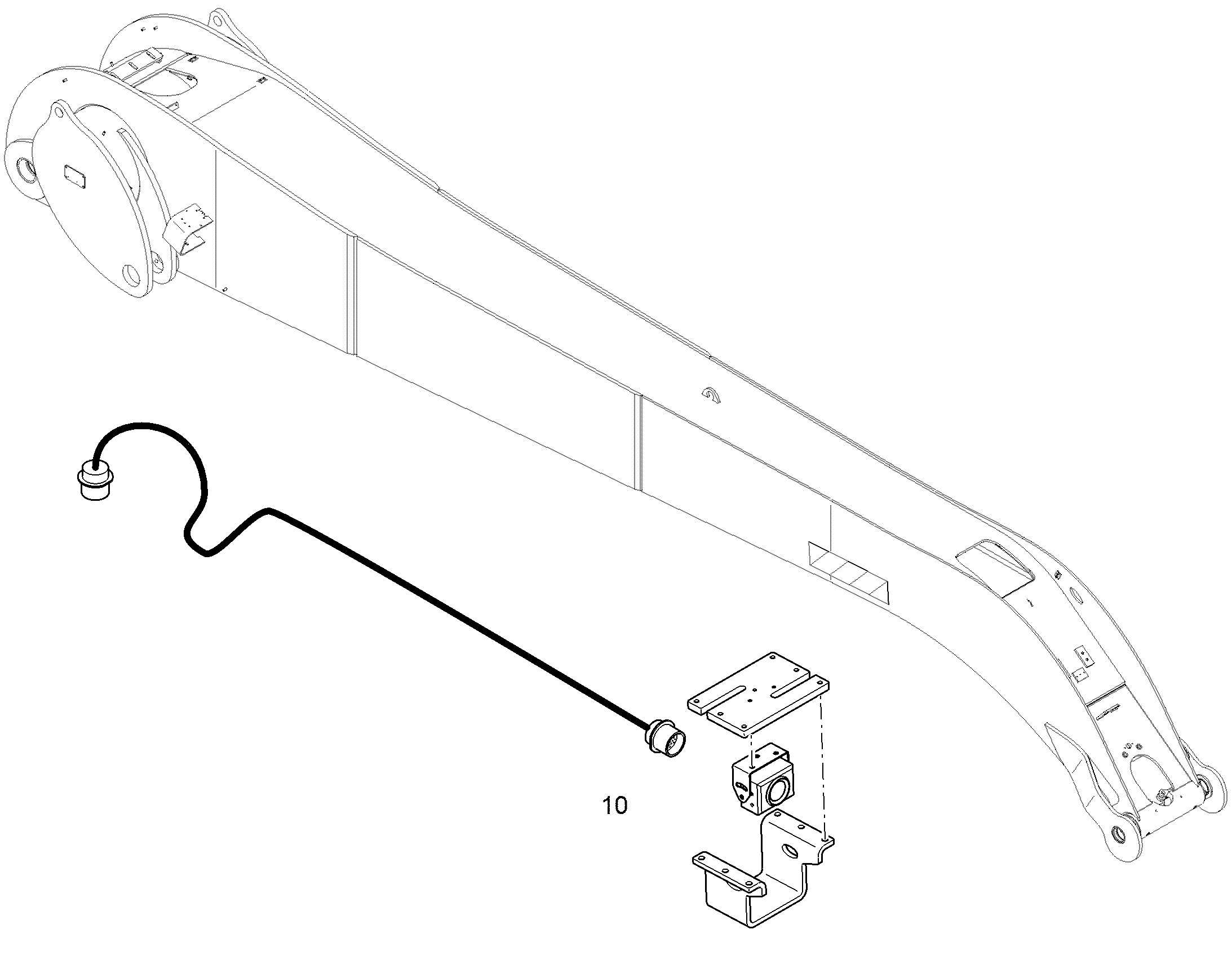 ВИДЕОНАБЛЮДЕНИЕ AN AUSRUESTUNG 12450748 LIEBHERR