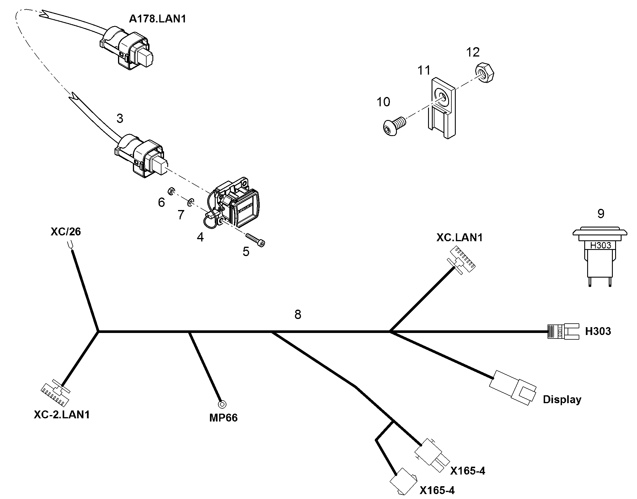 ИНДИКАТОР МОНТАЖНЫЙ H303 11816068 LIEBHERR