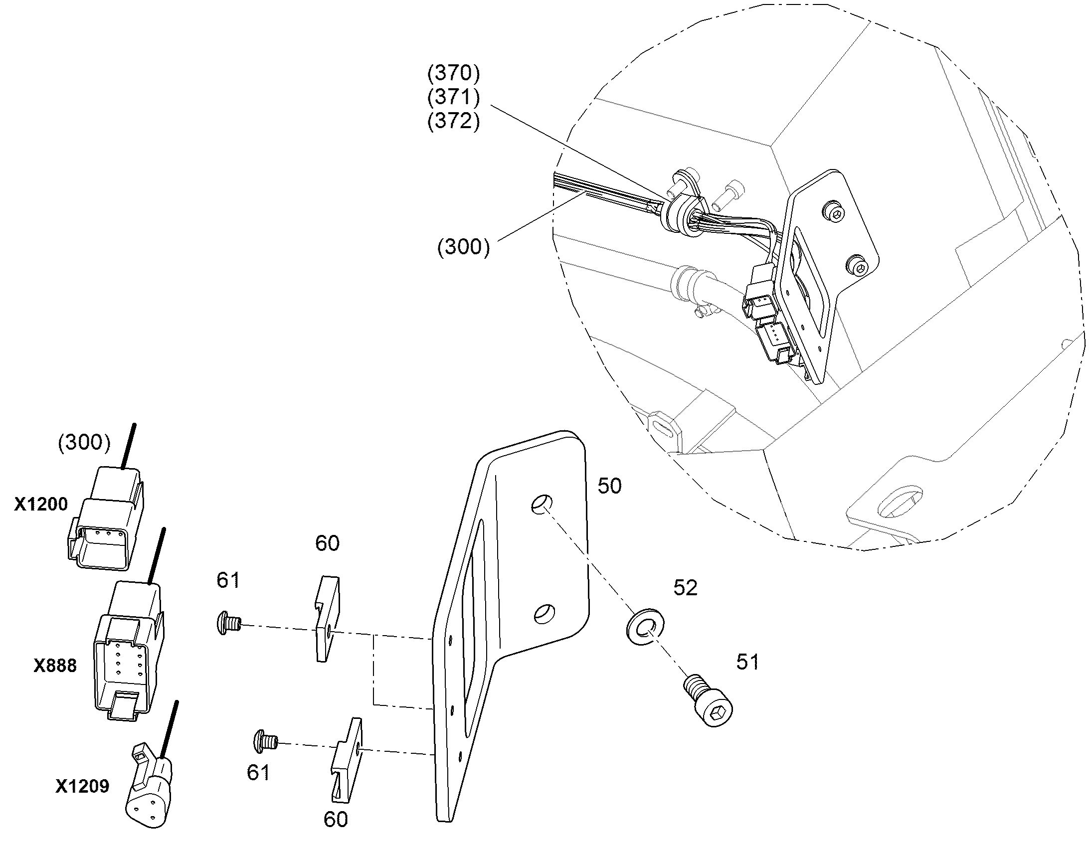 К-Т ПРОВ.ПОВ.ПЛАТФ.-ДВИГАТ. W35 12564920 LIEBHERR