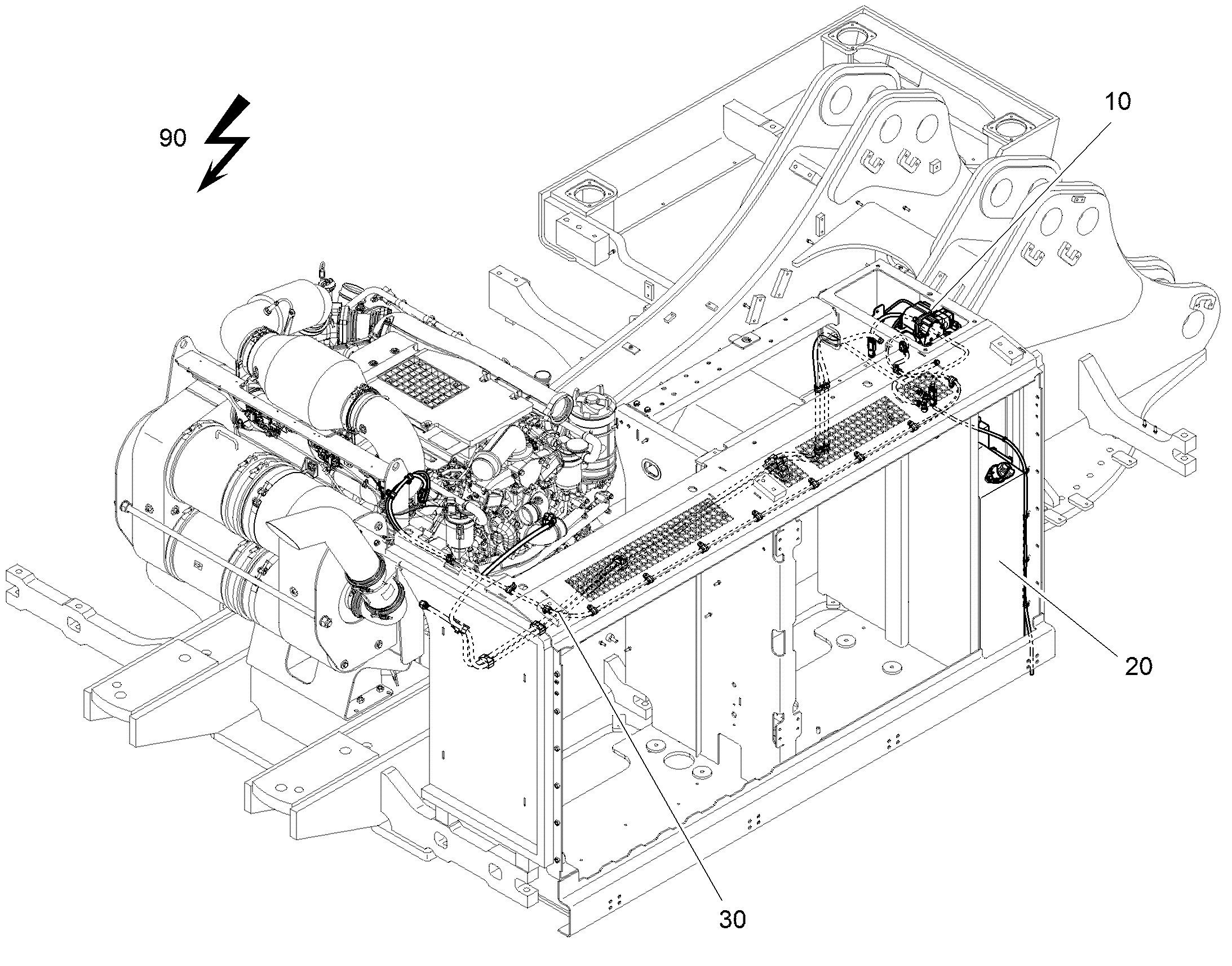 ЛИНИИ ДЛЯ МОЧЕВИНЫ МОНТАЖ 12584746 LIEBHERR