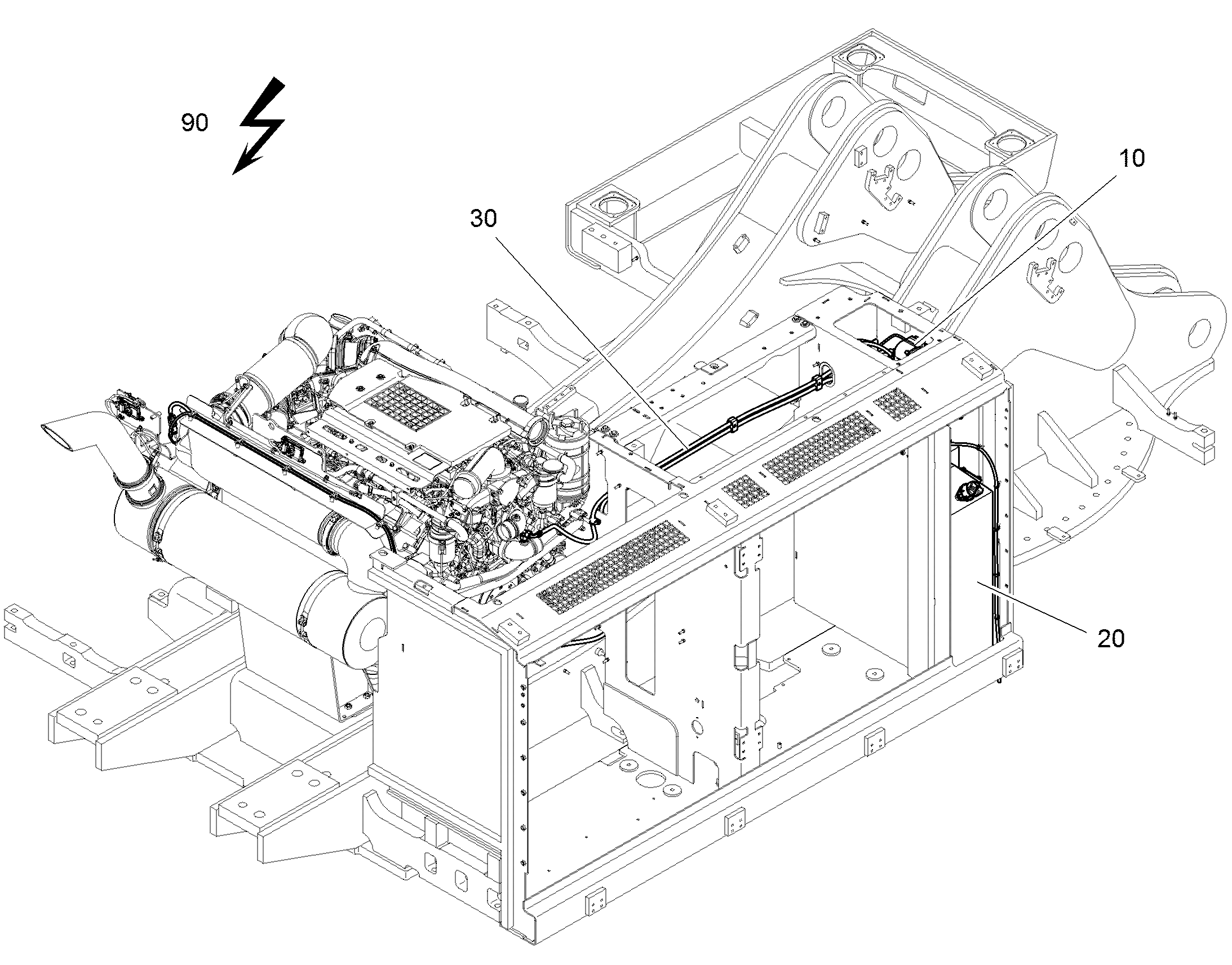 ЛИНИИ ДЛЯ МОЧЕВИНЫ МОНТАЖ 12813930 LIEBHERR