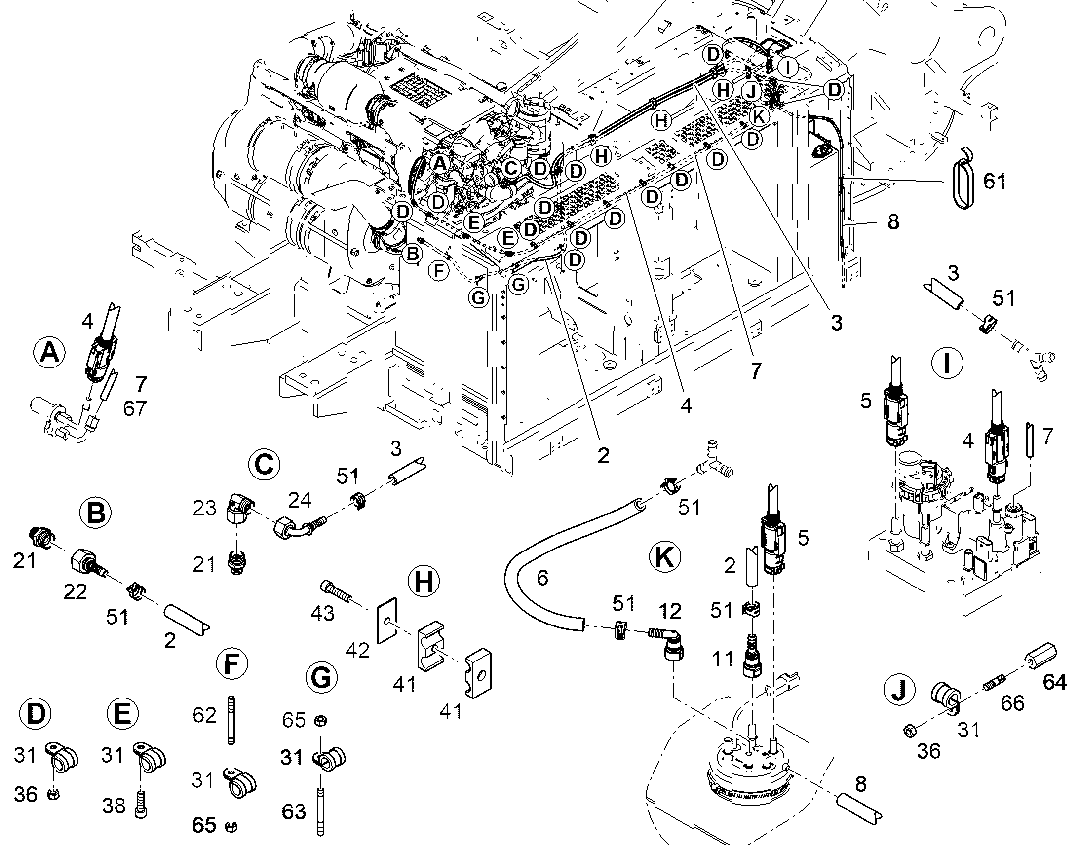 ШПИЛЬКА DIN 939 M8X65 8.8 480H 12235048 LIEBHERR