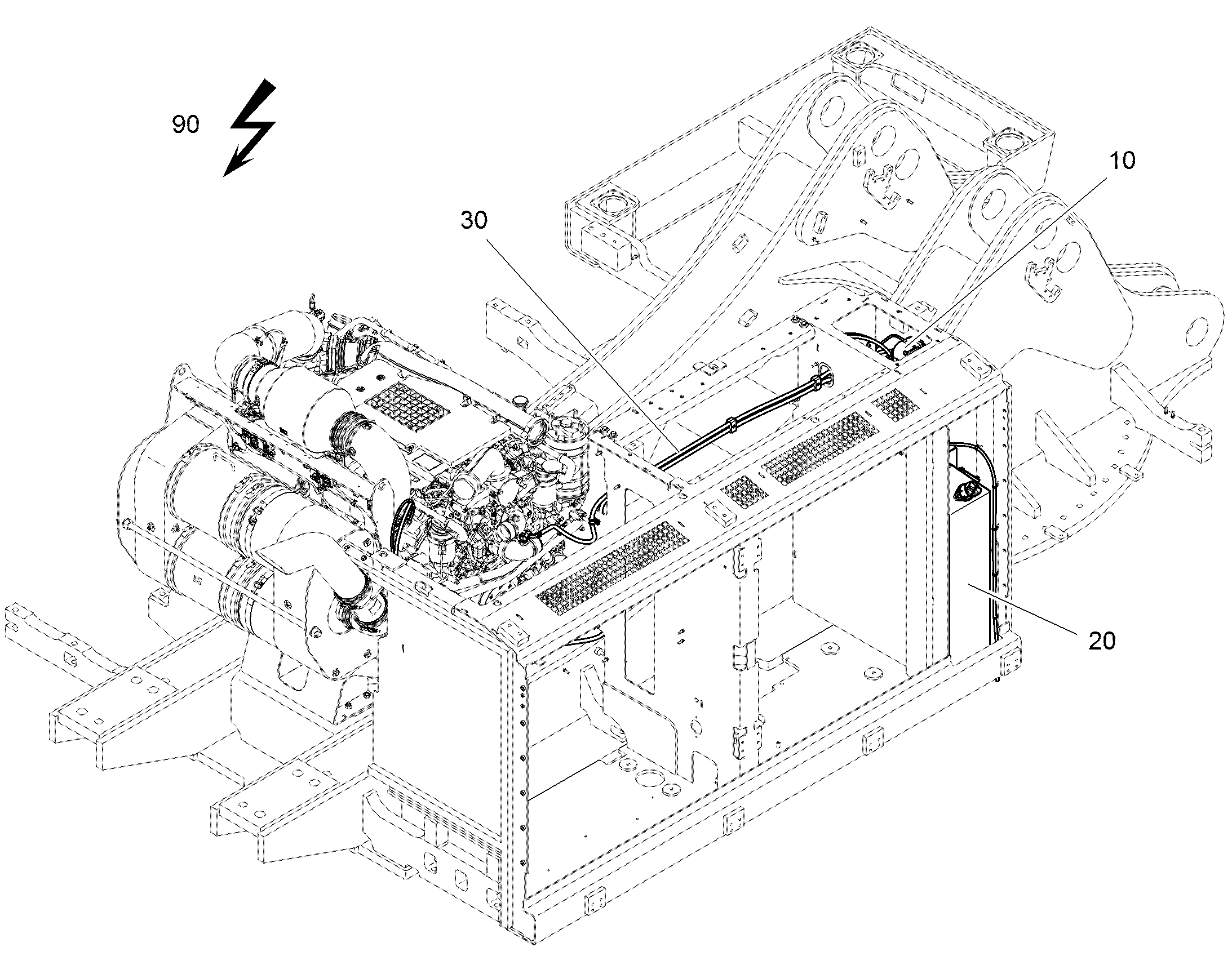 ЛИНИИ ДЛЯ МОЧЕВИНЫ МОНТАЖ 12803057 LIEBHERR