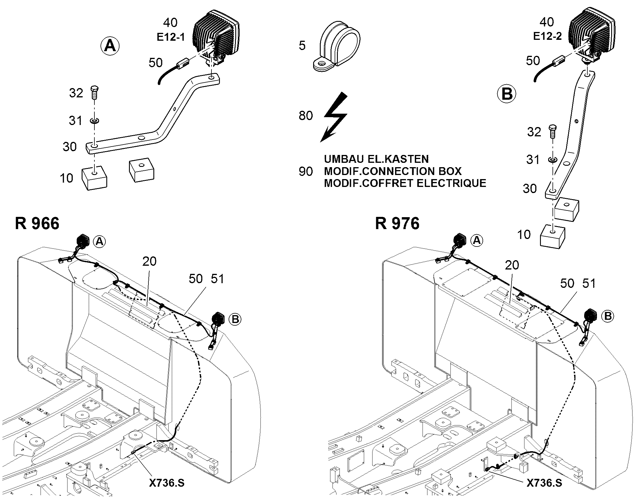 КРЕПЛЕНИЕ КАБЕЛЯ 12879341 LIEBHERR
