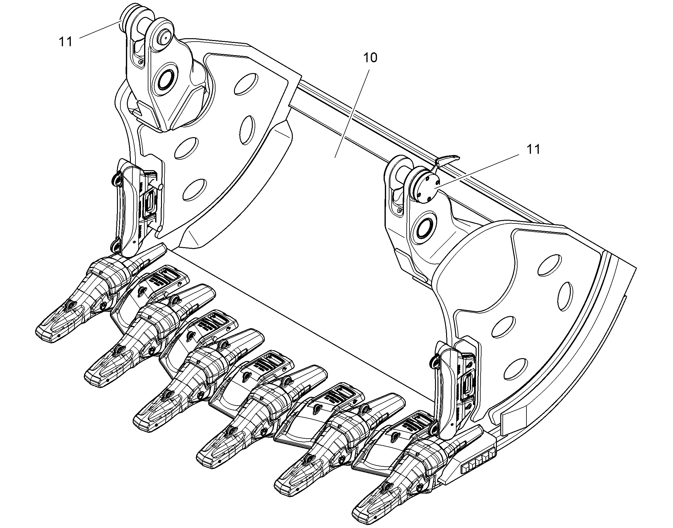 КРЫШКА КОВША 2700MM 5,1M3 12895378 LIEBHERR