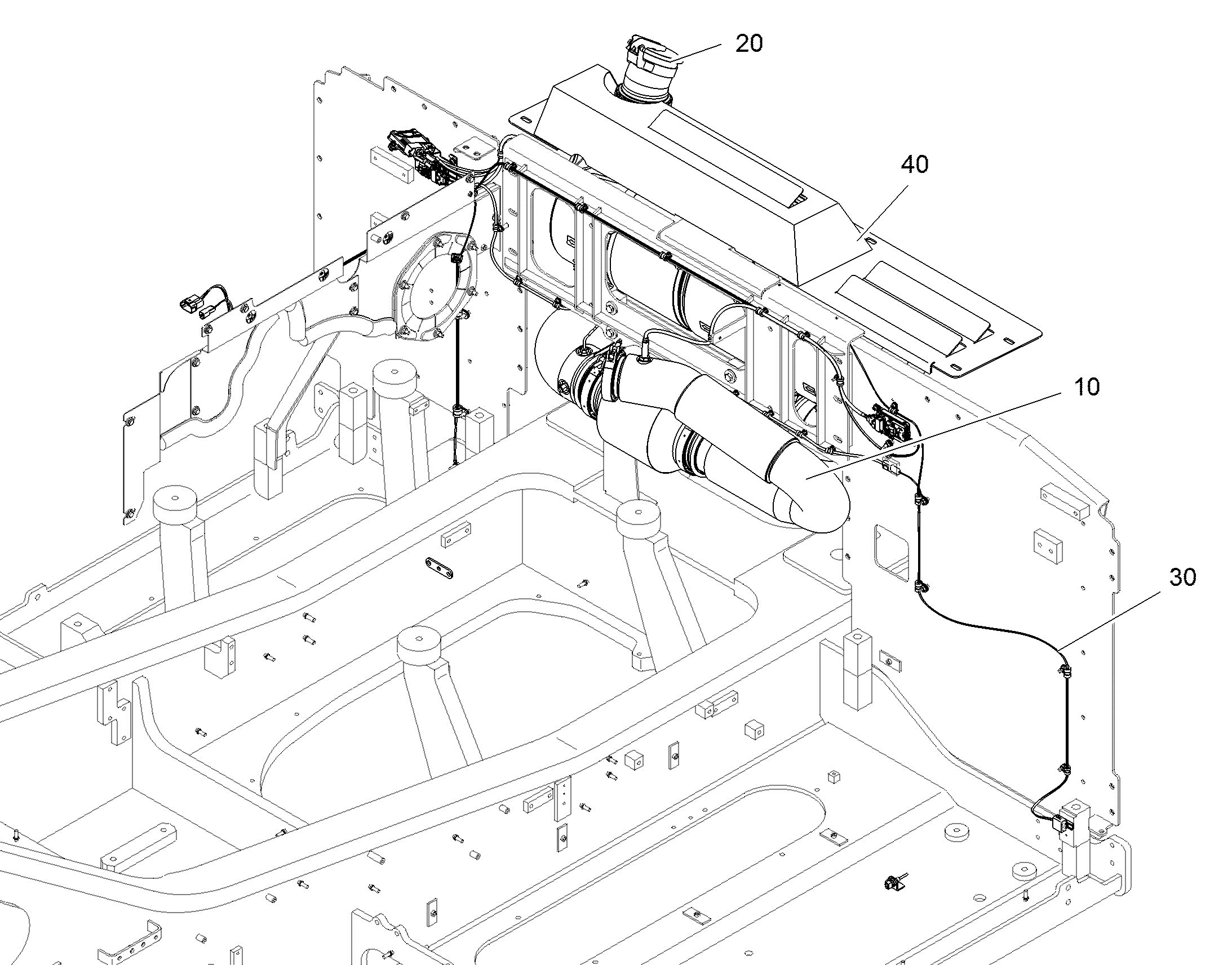 ГЛУШИТЕЛЬ УСТАНОВКА 12592530 LIEBHERR