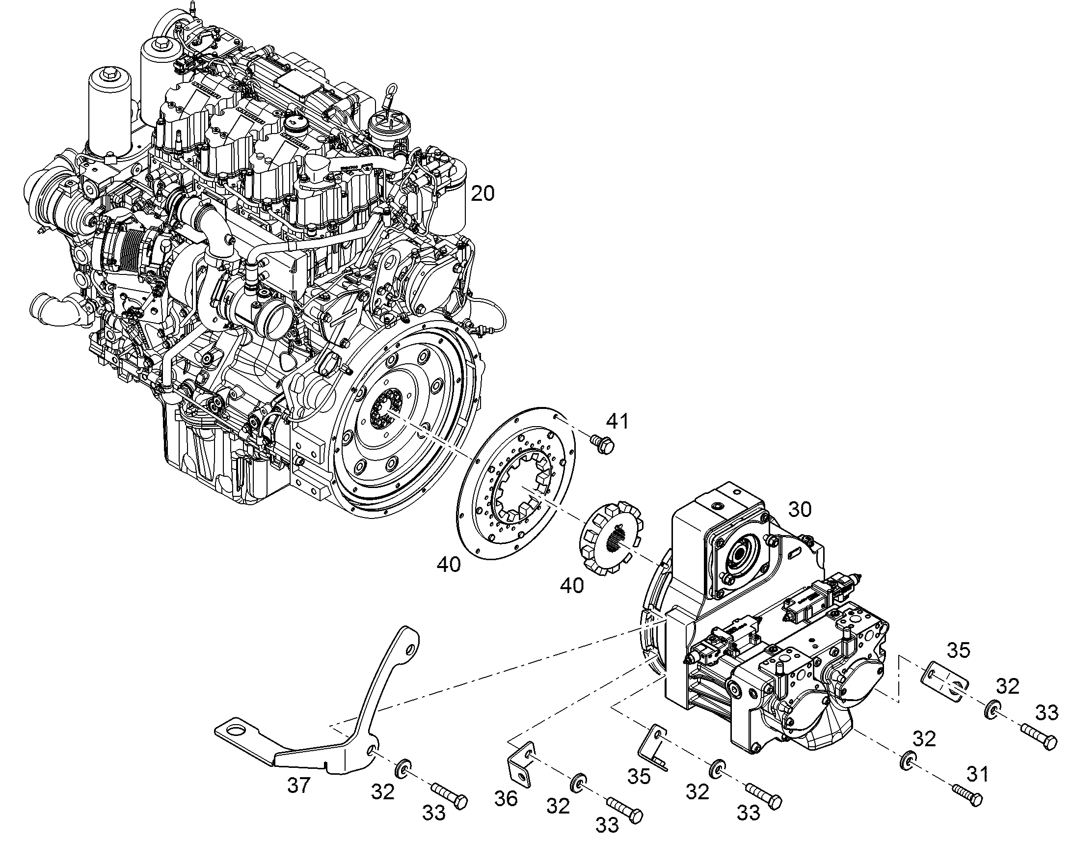 ОПОРА 12814443 LIEBHERR