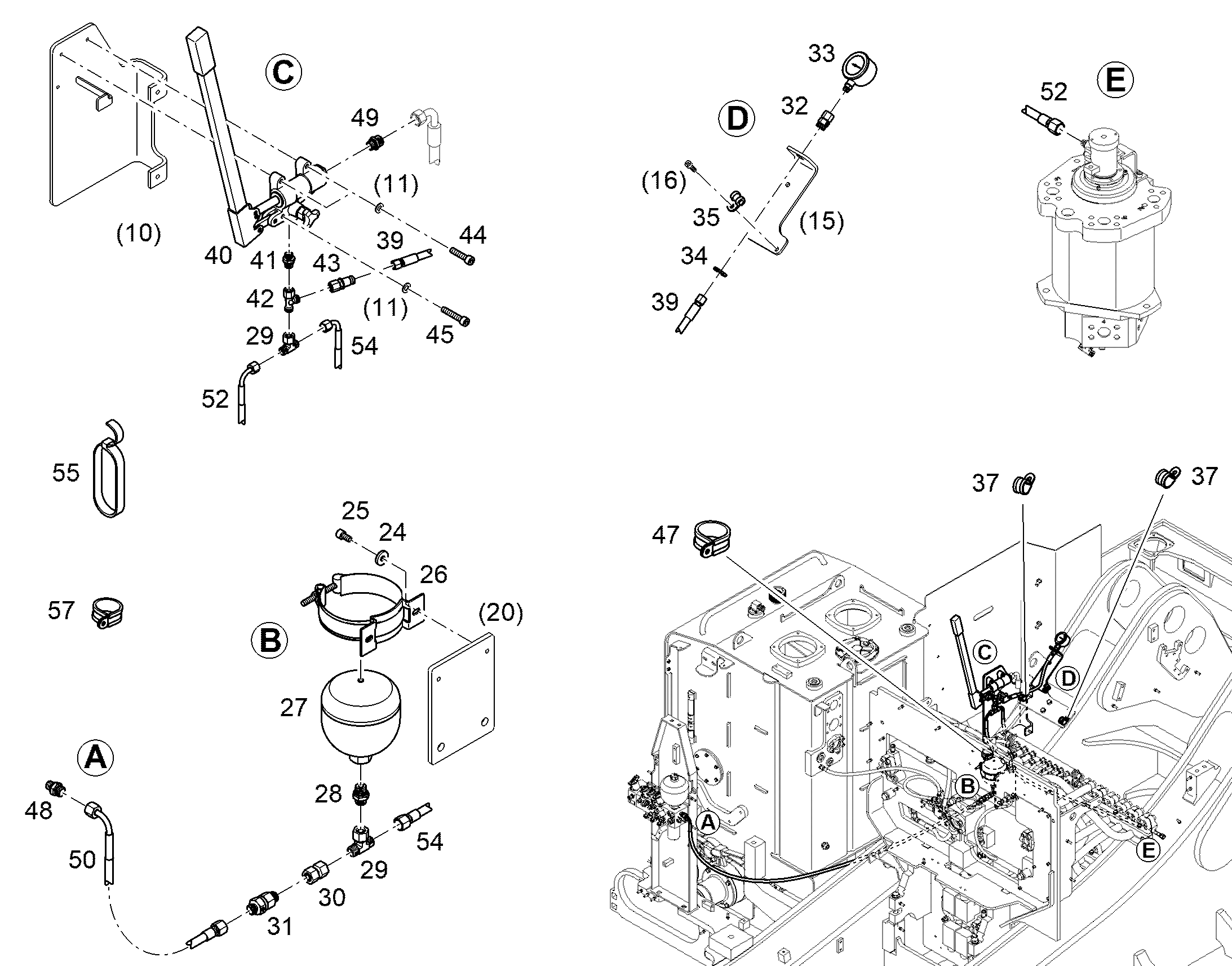 ШЛАНГ 8X500 10018577 LIEBHERR