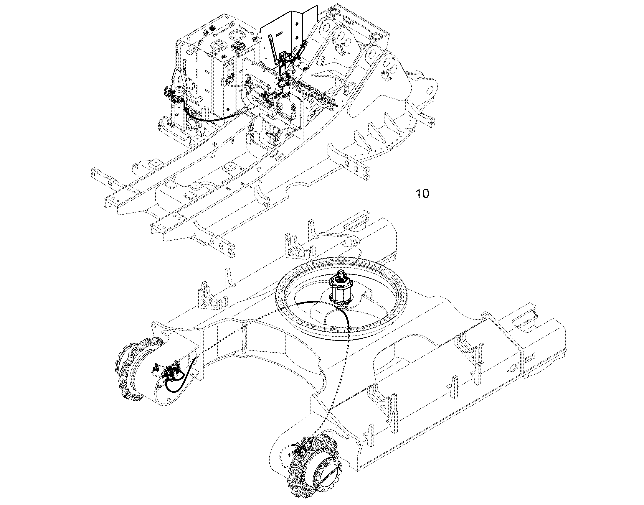 АВАРИЙНАЯ ЦЕПЬ, УСТАНОВКА 12568562 LIEBHERR