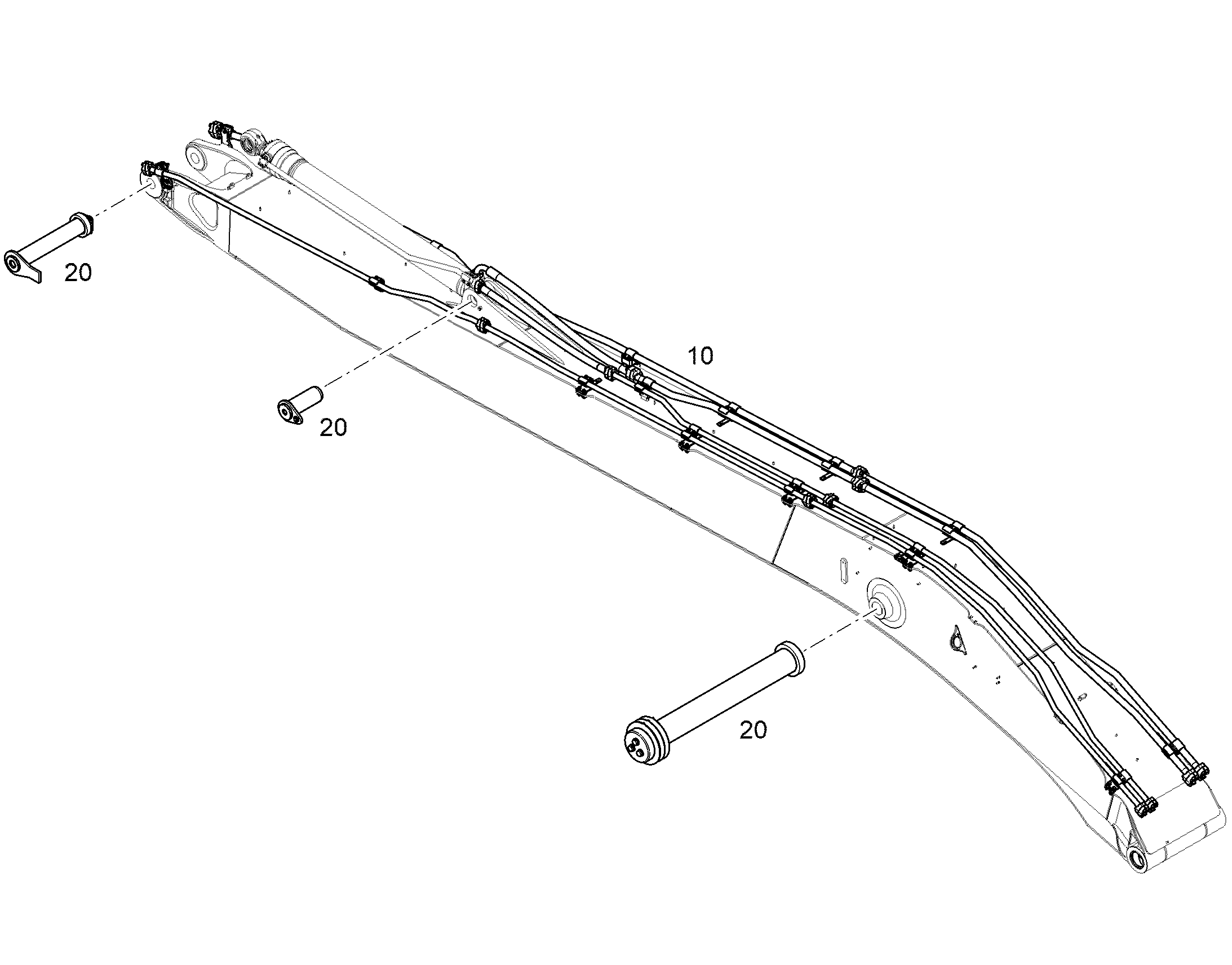 ПАЛЕЦ С ПРИЖИМНОЙ ПЛАСТИНОЙ 11463983 LIEBHERR