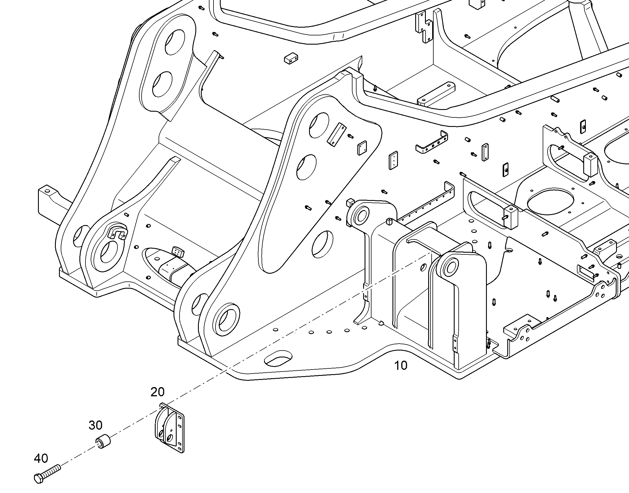 ПЕРЕОБОРУД. ПОВОР. ПЛАТФОРМЫ 12960681 LIEBHERR