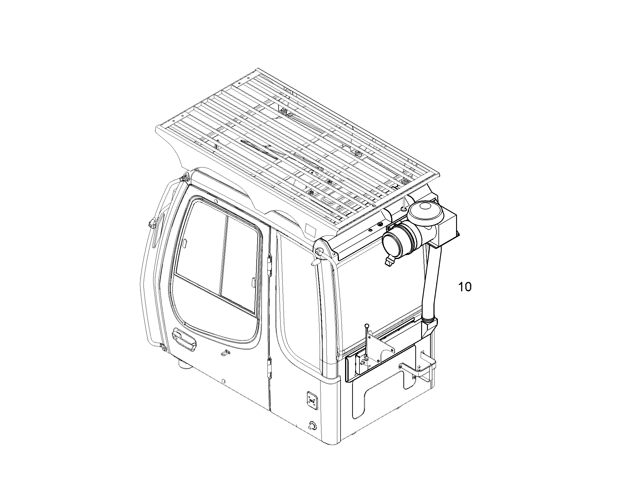 ВЕНТИЛЯЦИЯ Д.РАЗБОРНОЙ КАБИНЫ 12545678 LIEBHERR