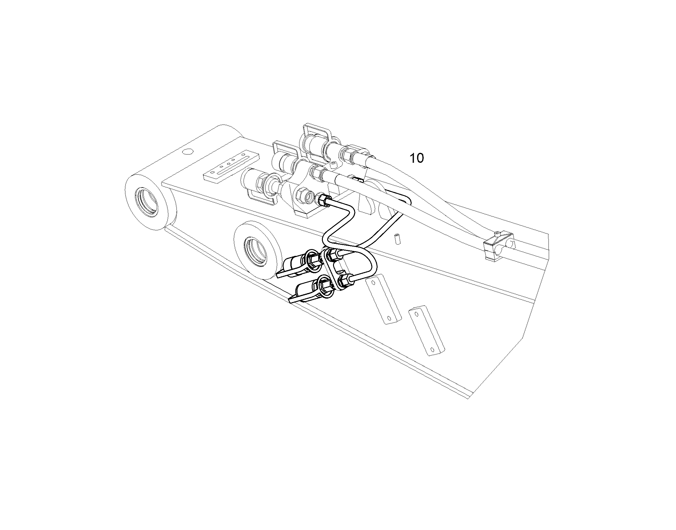 ПРОВОДКА ПРИВОД МЕХ. ПОВОРОТА 12820207 LIEBHERR